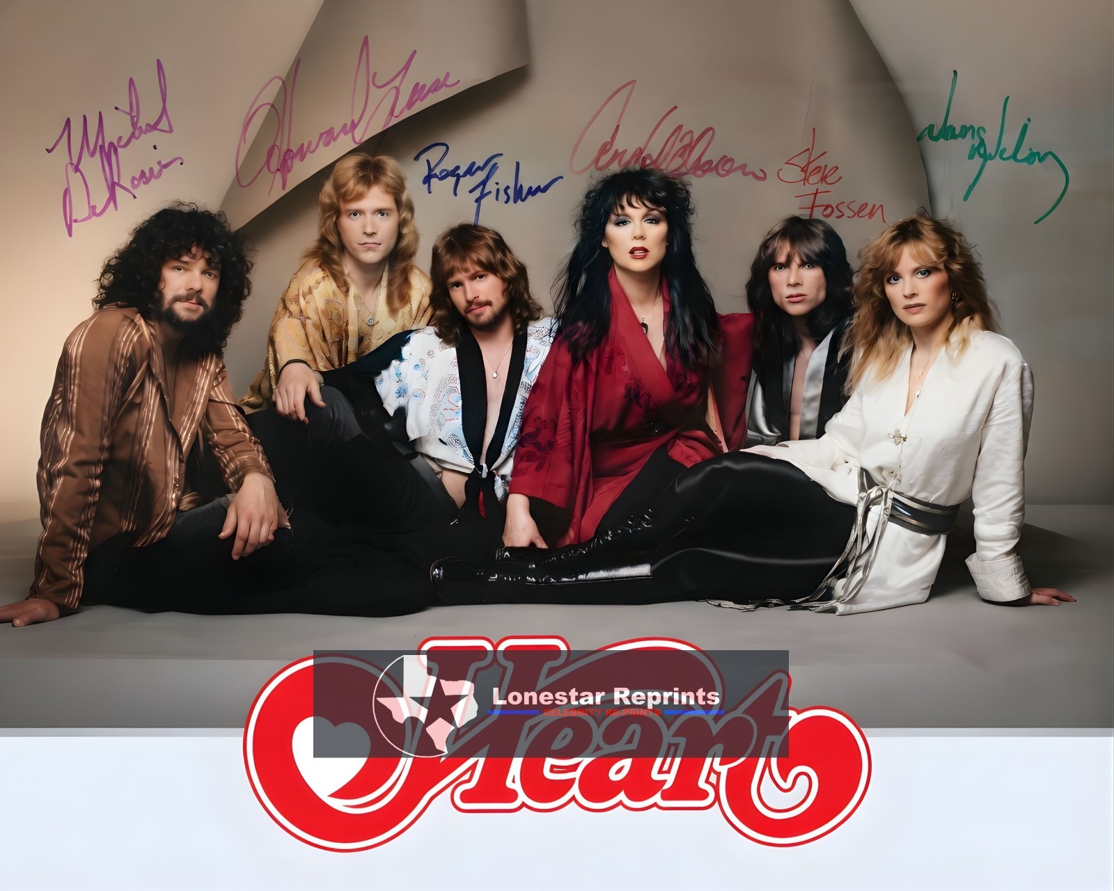 Ann & Nancy Wilson Heart Signed 8×10 Reprint