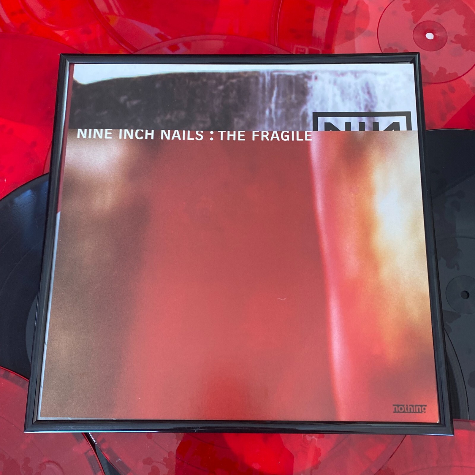 NINE INCH NAILS THE FRAGILE – RARE LP OFFICIAL PROMO POSTER – FRAMED/UNFRAMED