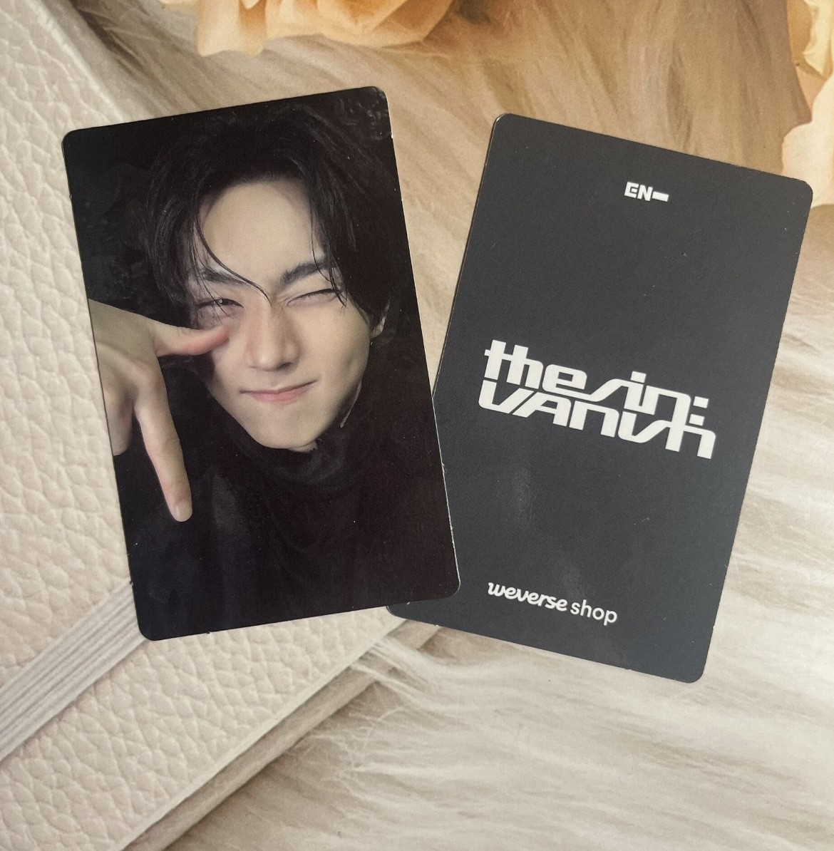 ENHYPEN LUCKYDRAW PHOTOCARD THE SIN : VANISH FUGITIVES MUSINSA