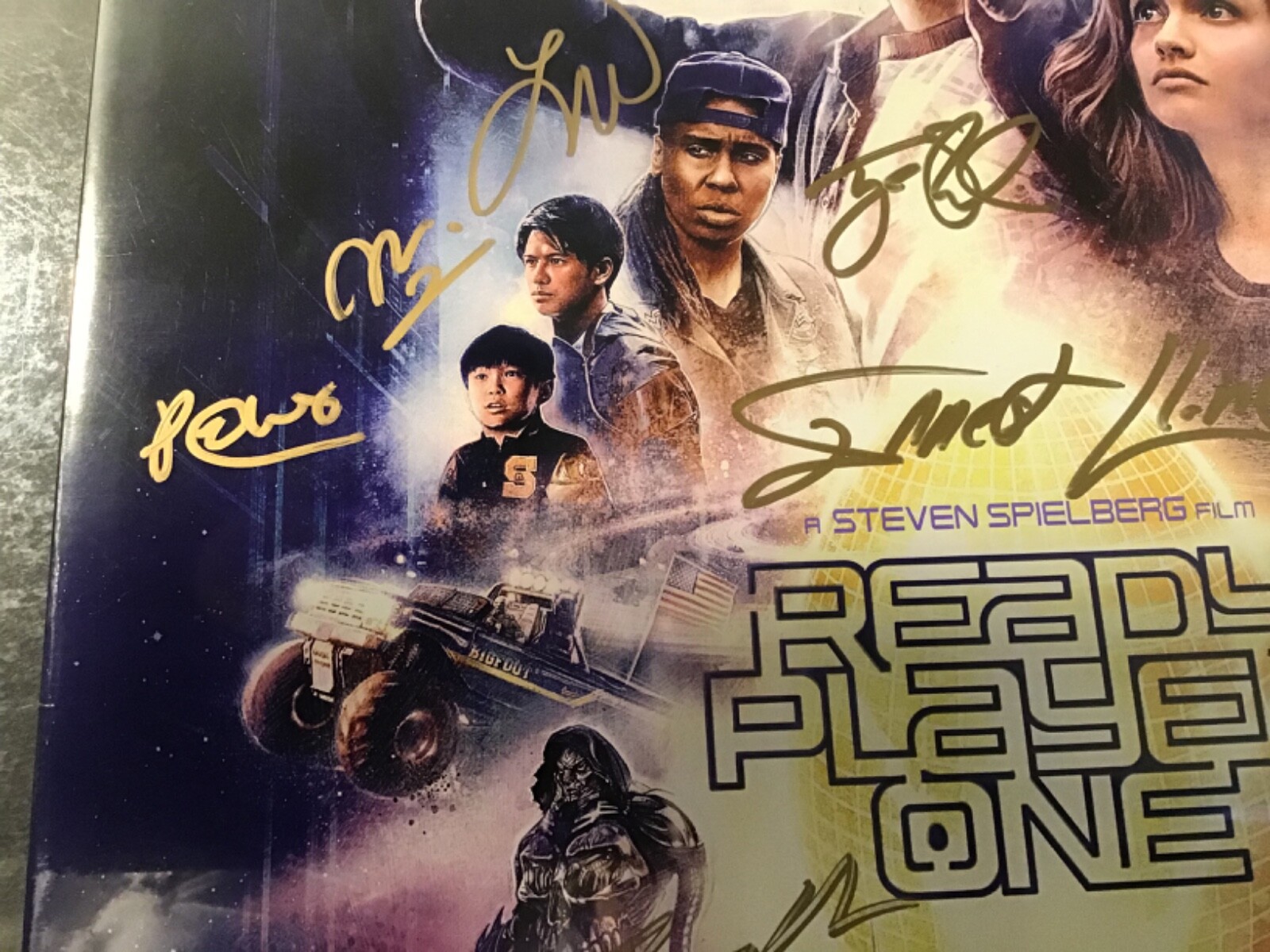 READY PLAYER ONE Wondercon 2018 SIGNED x8 OLIVIA COOKE Tye SHERIDAN Ernest CLINE