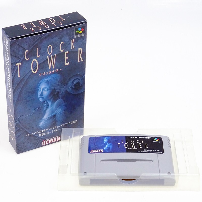 CLOCK TOWER Nintendo SFC Super Famicom Japan Import NTSC-J Boxed Non-Manual