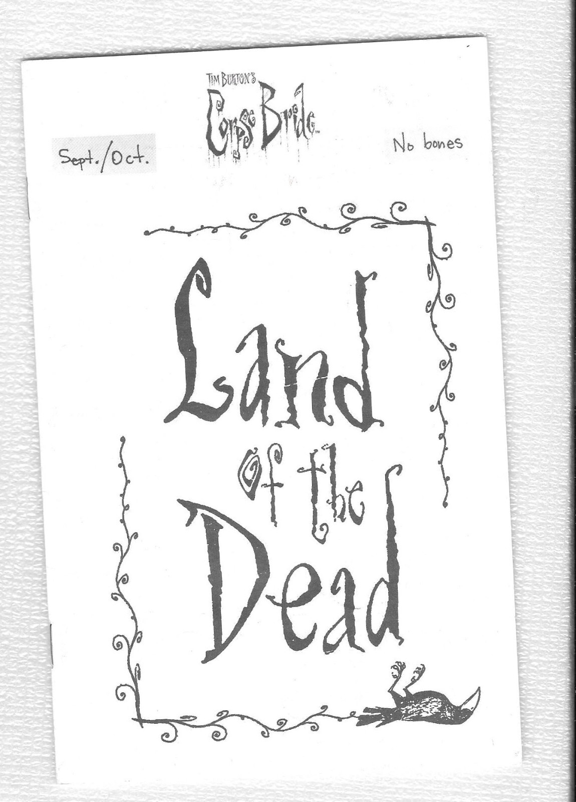 Tim Burton’s Corpse Bride Movie Promo Land of the Dead/Land Of the Living Double