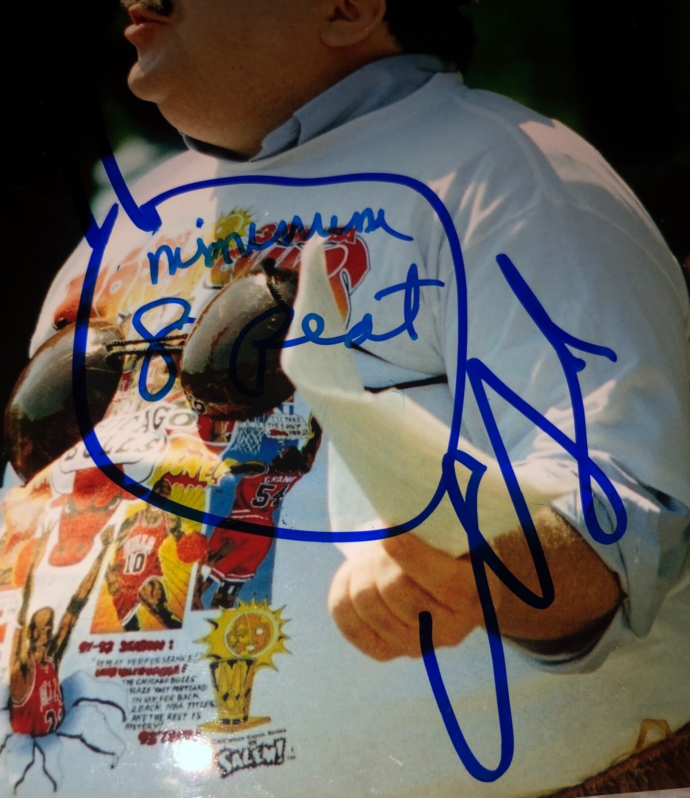 GEORGE WENDT ROBERT SMIGEL signed SUPERFANS 8×10 photo PROOF Autograph SNL JSA