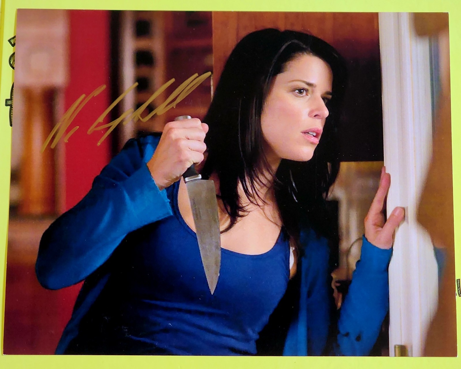 Neve Campbell SIGNED 8×10 Scream Sidney Prescott