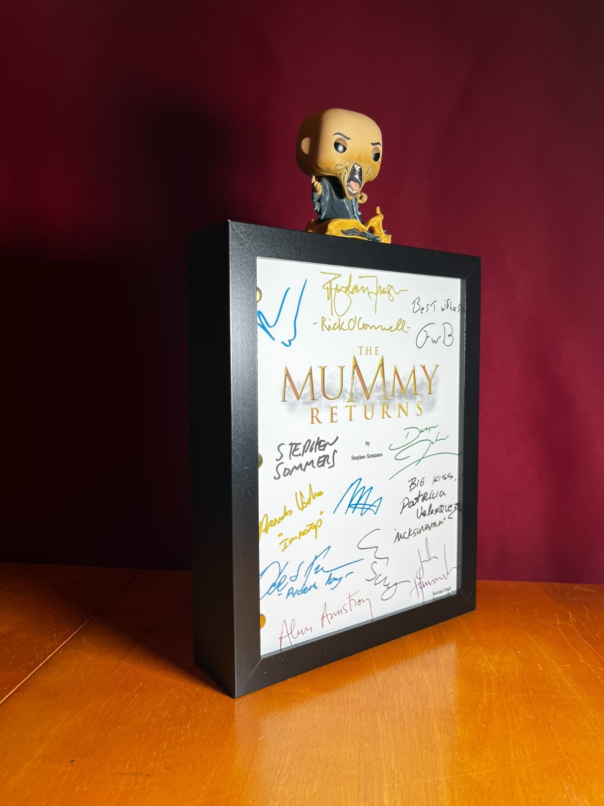 The Mummy Trilogy Scripts Signed- Autograph Reprints- Brendan Fraser- Horror