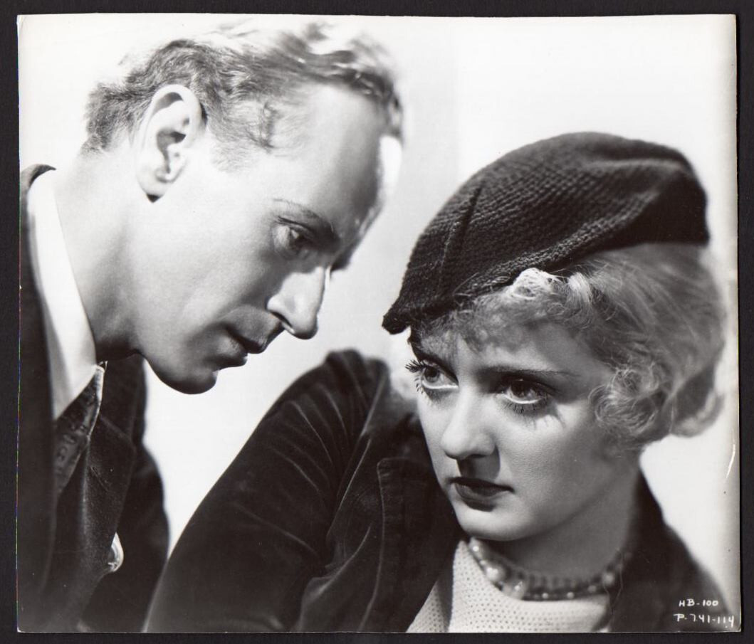Leslie Howard & Bette Davis OF HUMAN BONDAGE Older Reprint Photo