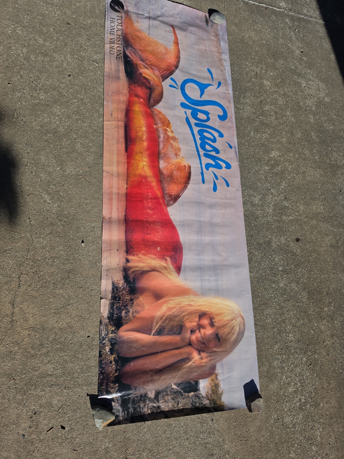 SPLASH (1984) – 24×72 – Large Iconic Image Of Madison The Mermaid! Video Poster