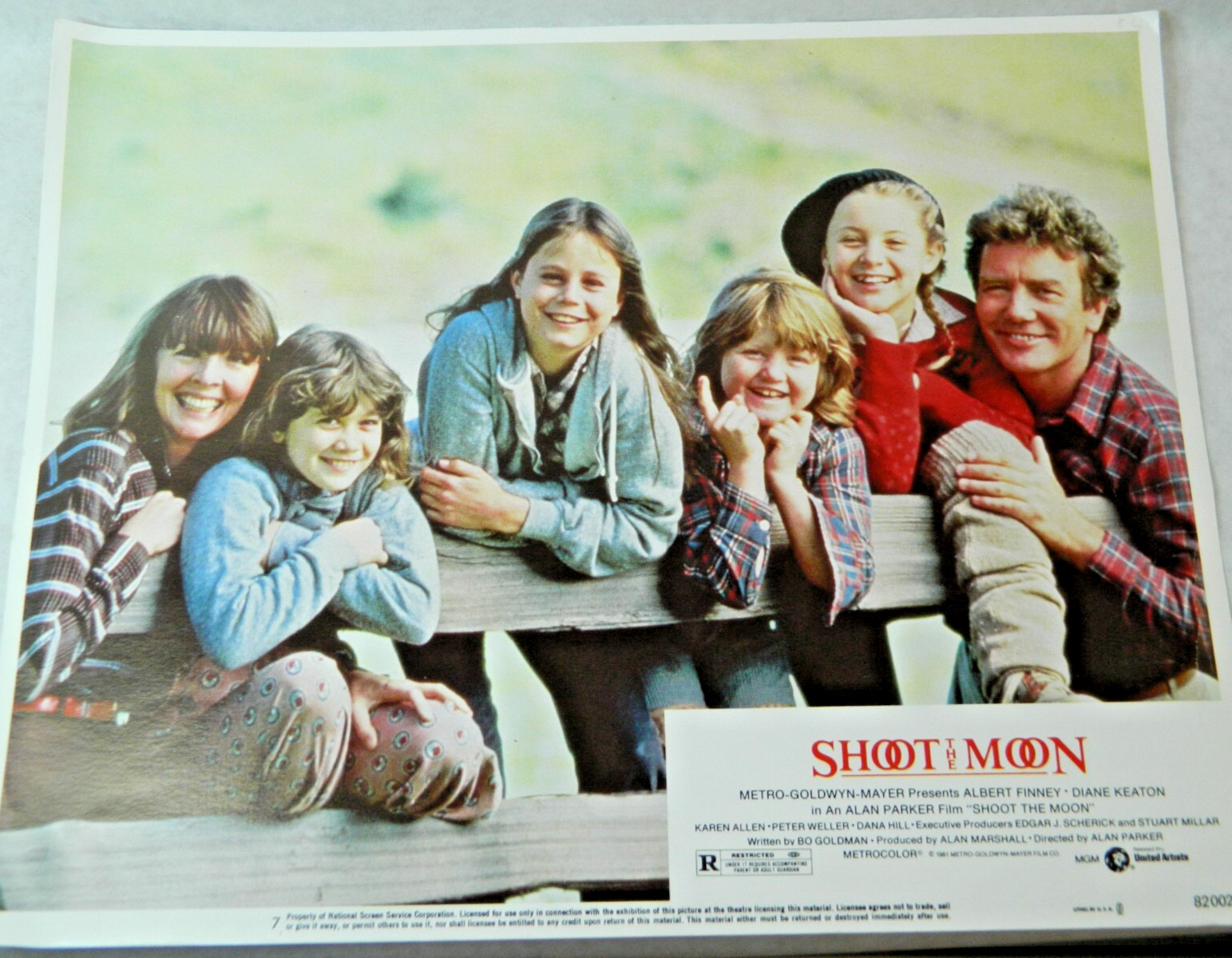 Vintage Shoot the Moon Original Poster 1981 Albert Finney Diane Keaton 11×14″
