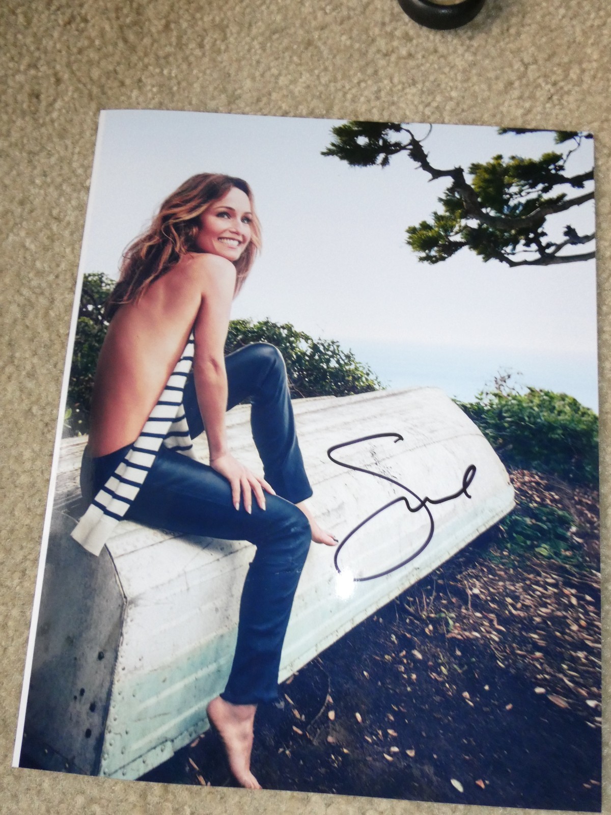 Movie TV Actress Giada de Laurentiis Signed Autographed 8×10 Photograph