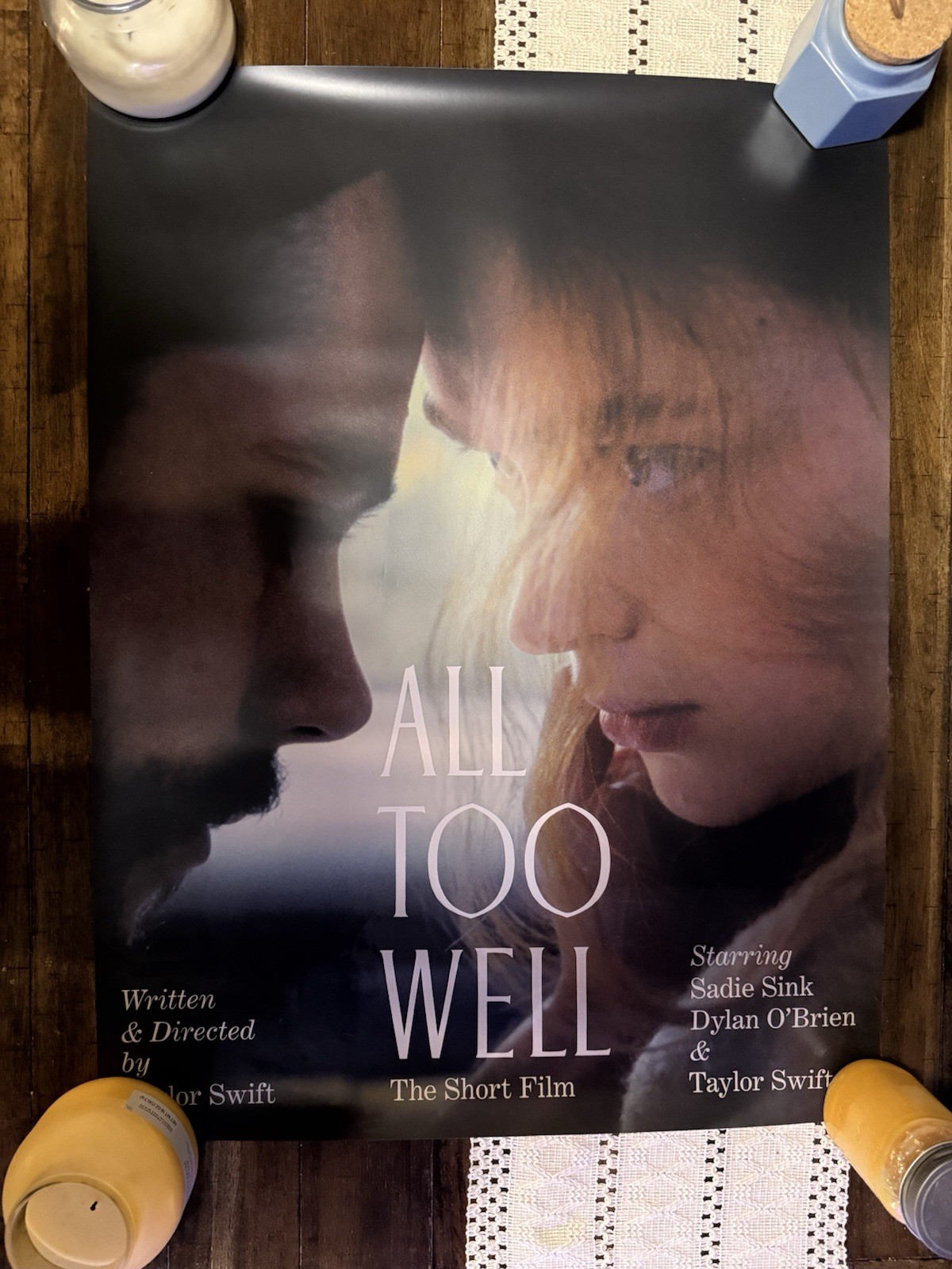 Taylor Swift All Too Well Shirt Film Poster Print 24×32