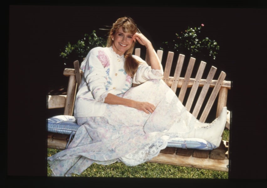 Olivia Newton John 1970’s Boho Glamour Vintage Photo Agency 35mm Transparency