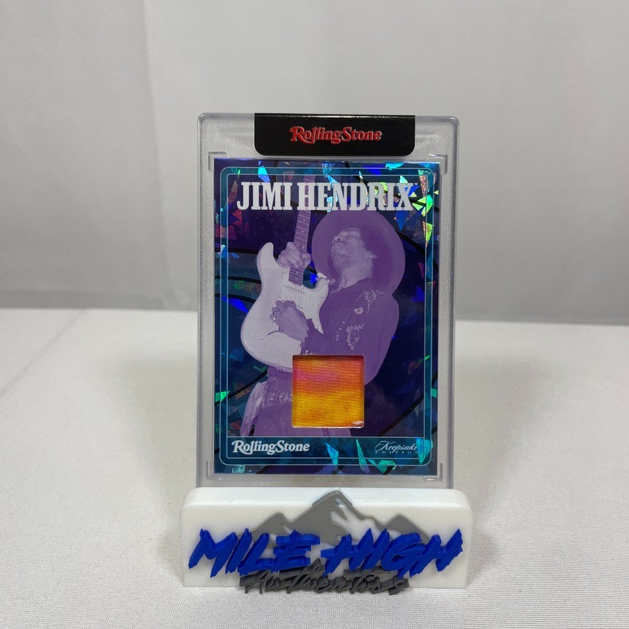 Jimi Hendrix 2025 Rolling Stone Keepsake Edition Authentic Fabric #73 /10 Card