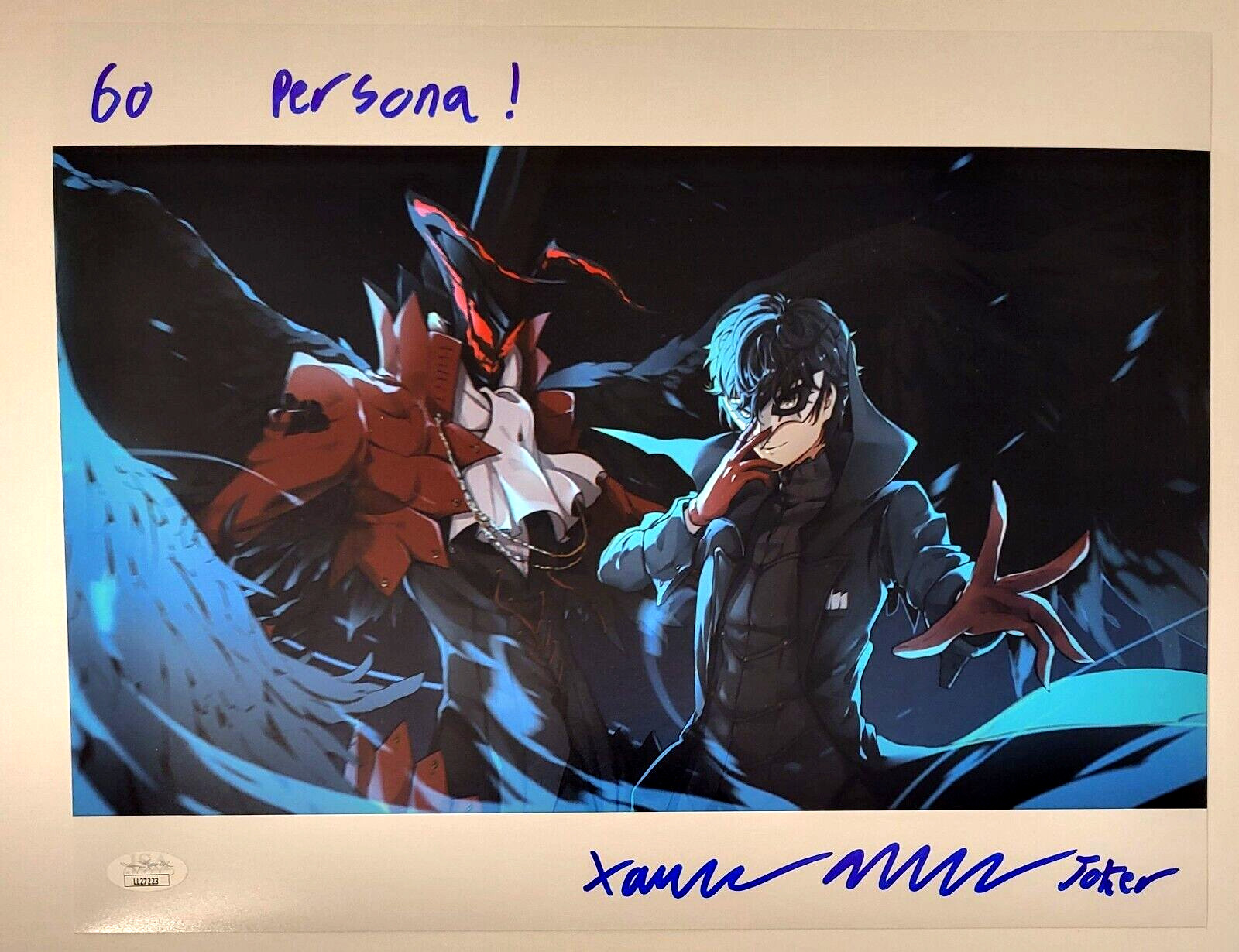 Xander Mobus Autograph Photo Joker Ren Persona 5 Video Game Signed JSA COA 223
