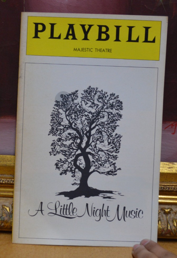Vintage Playbill A Little Night Music Majestic Theatre Aug 1974 Broadway