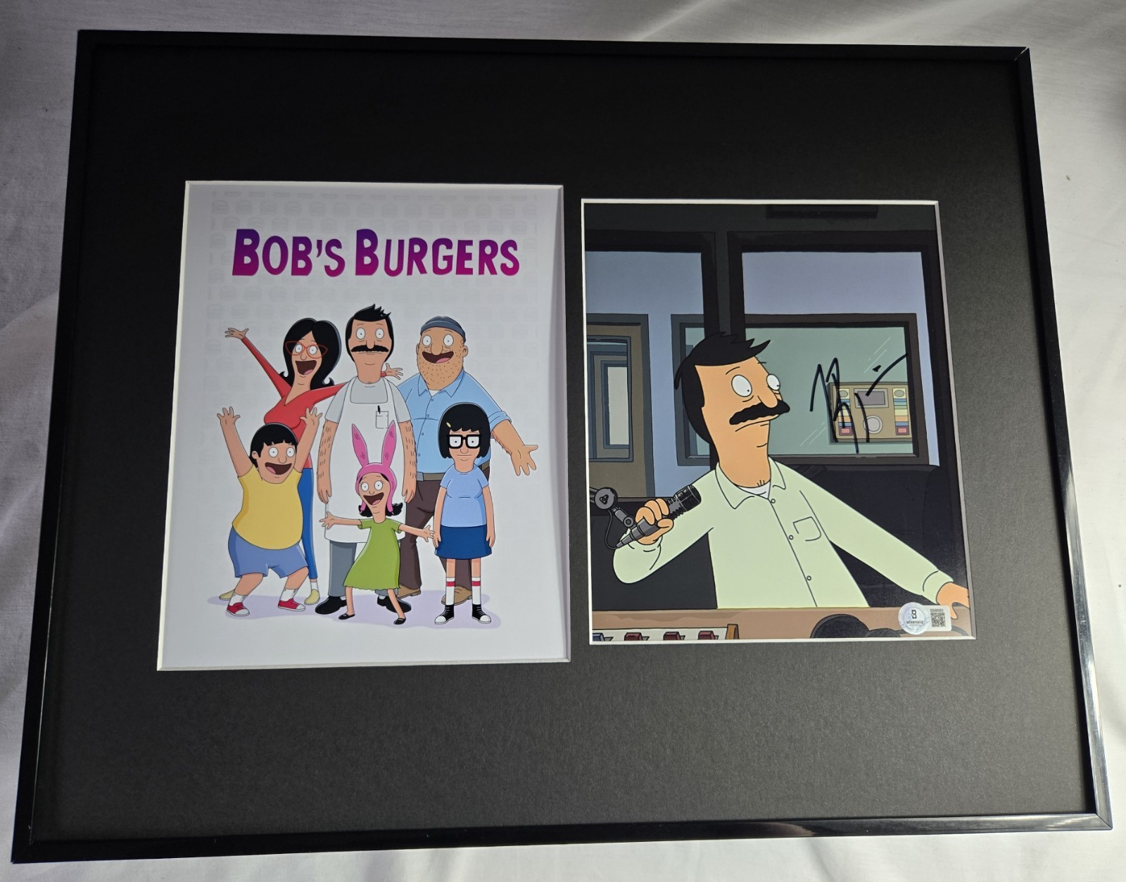 Jon Benjamin Signed Photo Framed Display 16×20 ACOA Bob’s Burgers