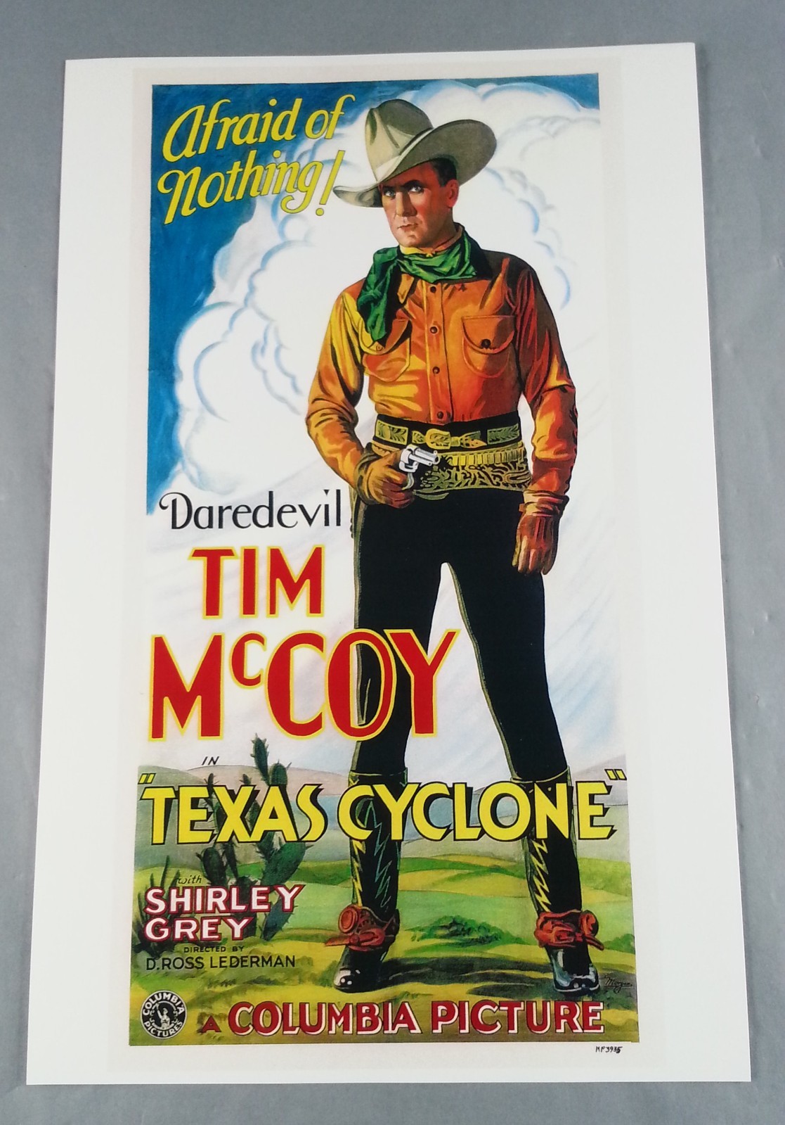 Tim McCoy Movie Poster Print Cowboy Western Texas Cyclone Shirley Greg Lederman