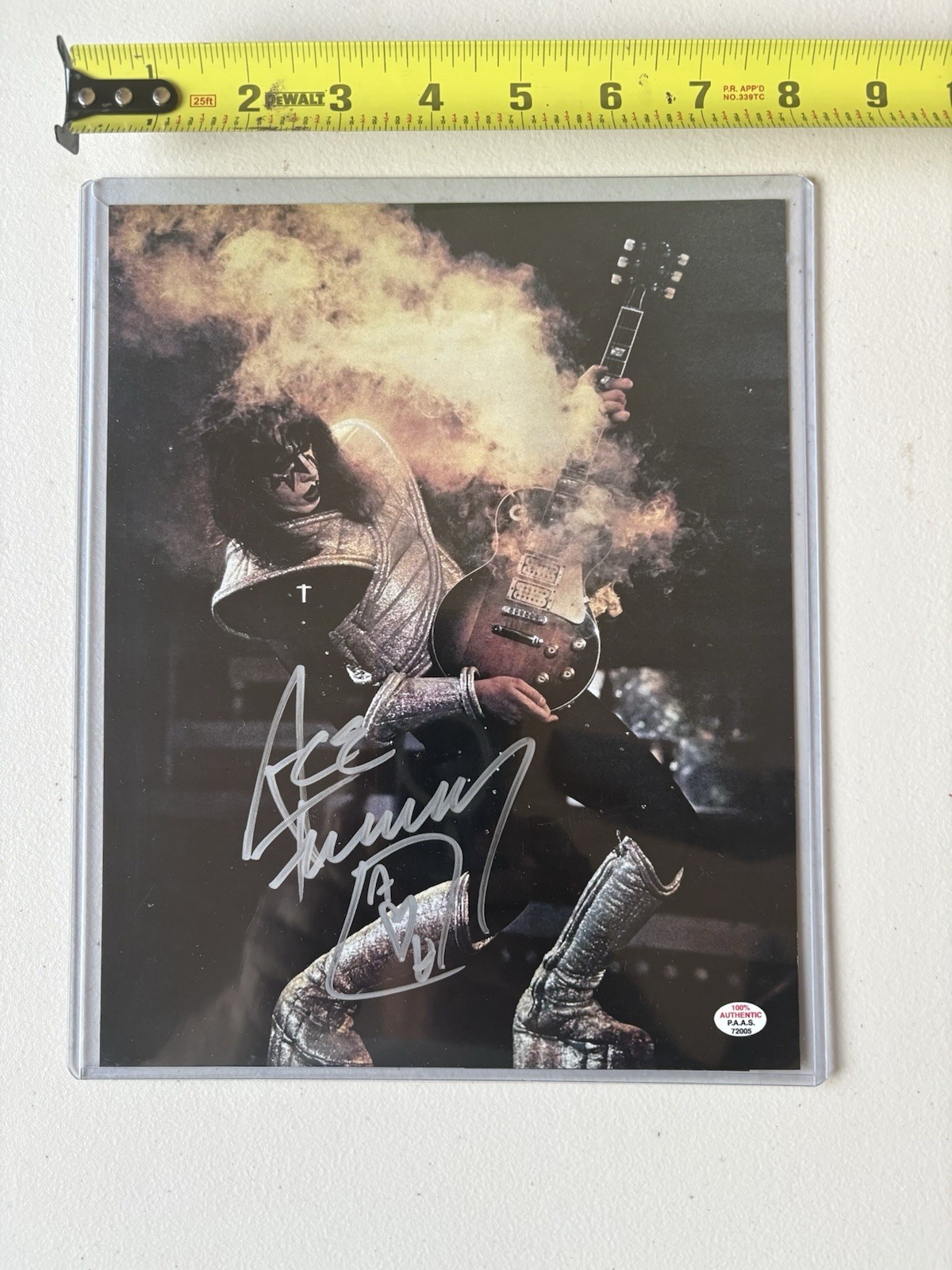 Ace Frehley Signed 8×10 Autographed 8 X 10 Photo KISS PAAS COA 005 (RIP)