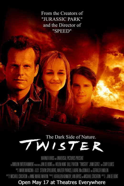 TWISTER Movie POSTER 27×40 C Bill Paxton Helen Hunt Cary Elwes Jami Gertz Alan