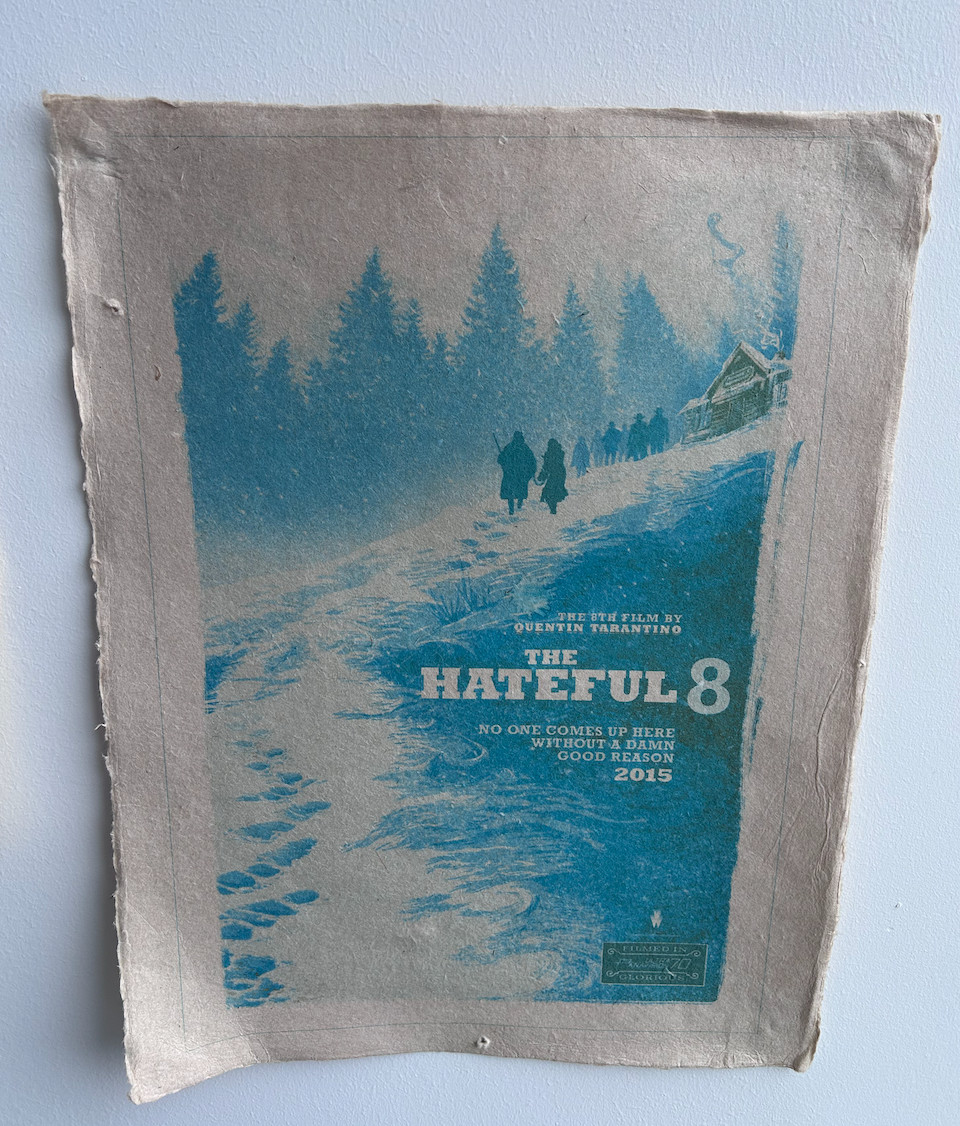 Hateful Eight Movie Poster – Cloth 16×12 inches