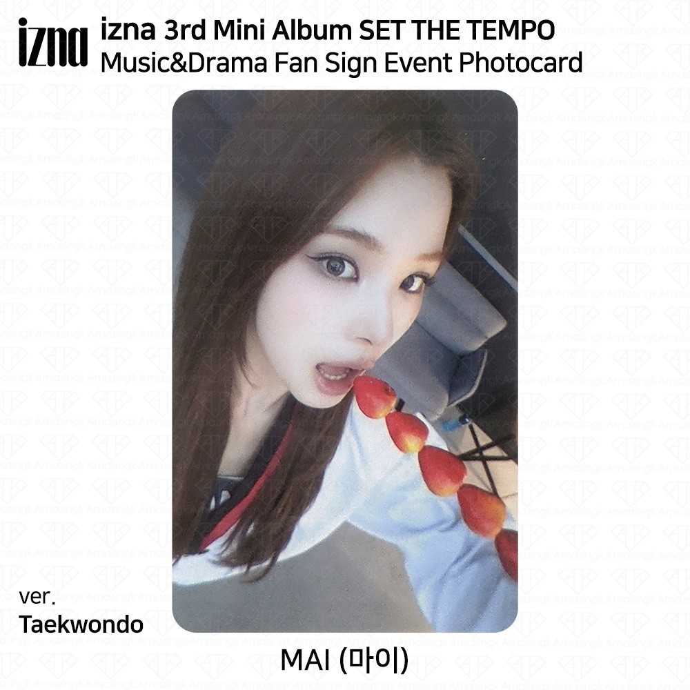 IZNA 3rd Mini Album SET THE TEMPO Music&Drama Fan Sign Event Photocard