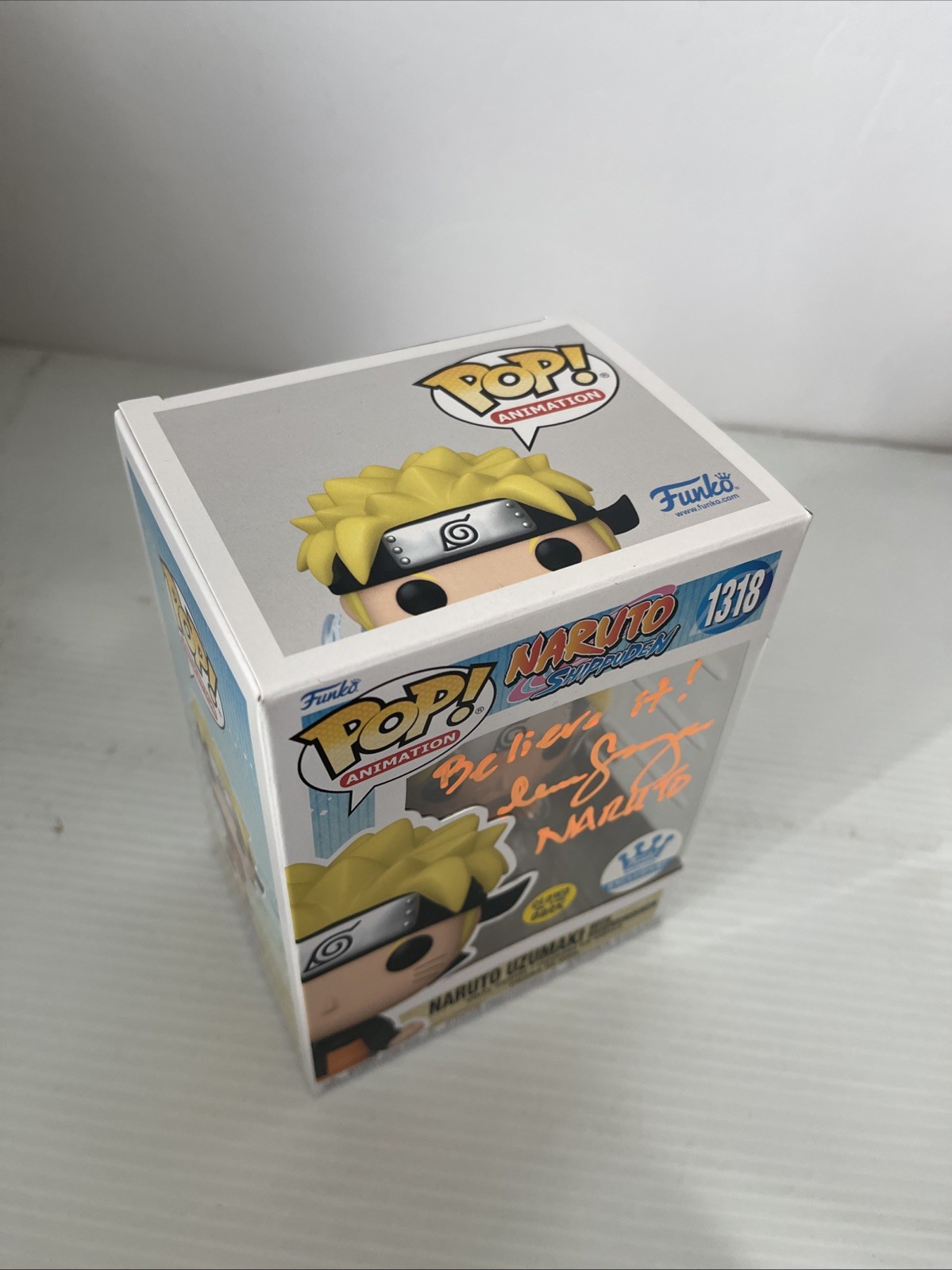 Maile Flanagan Signed Autographed Naruto Rasenshuriken Funko Pop 1318 JSA COA 4