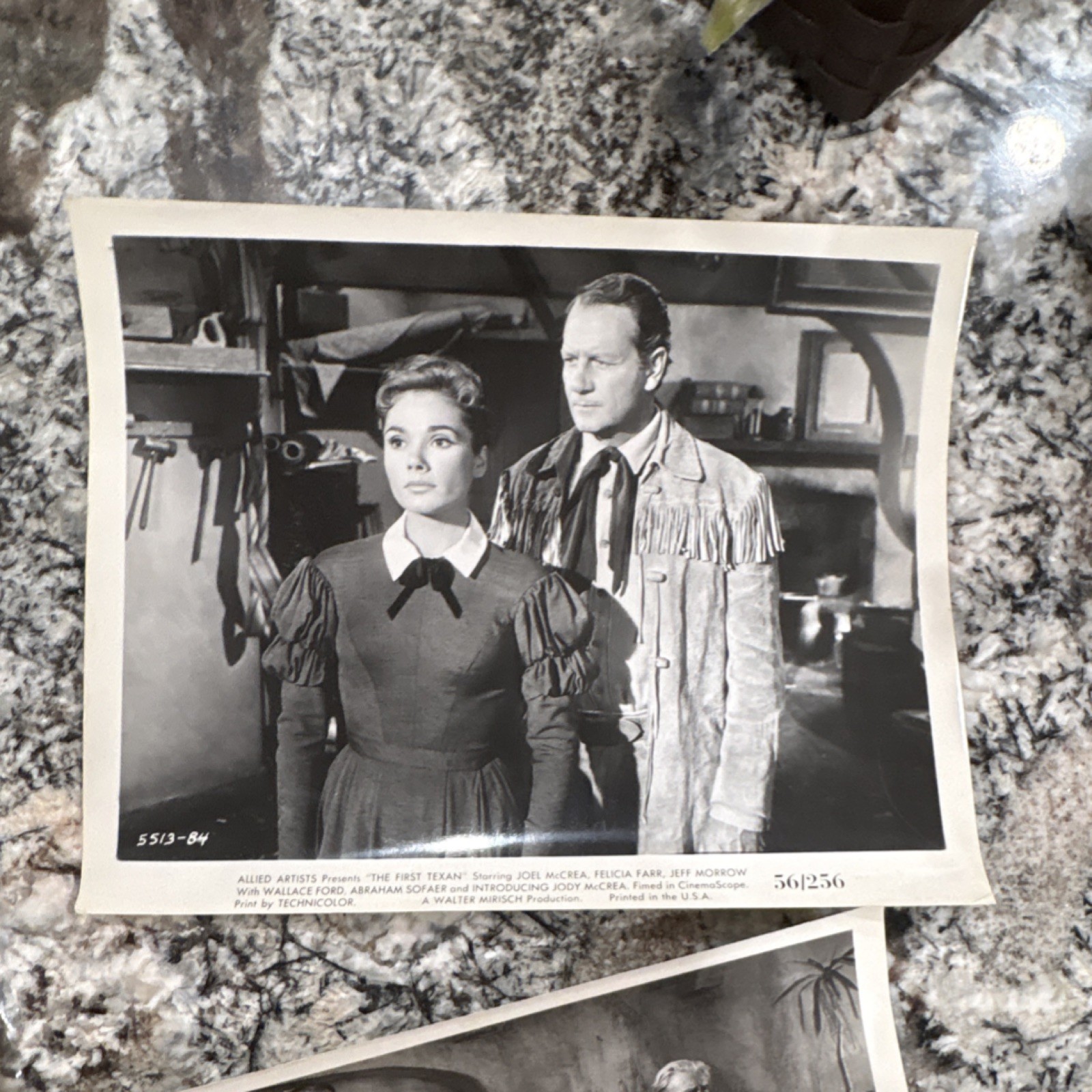 The First Texan Original Black & White Movie Still Photo 1956 Allied Artists lot