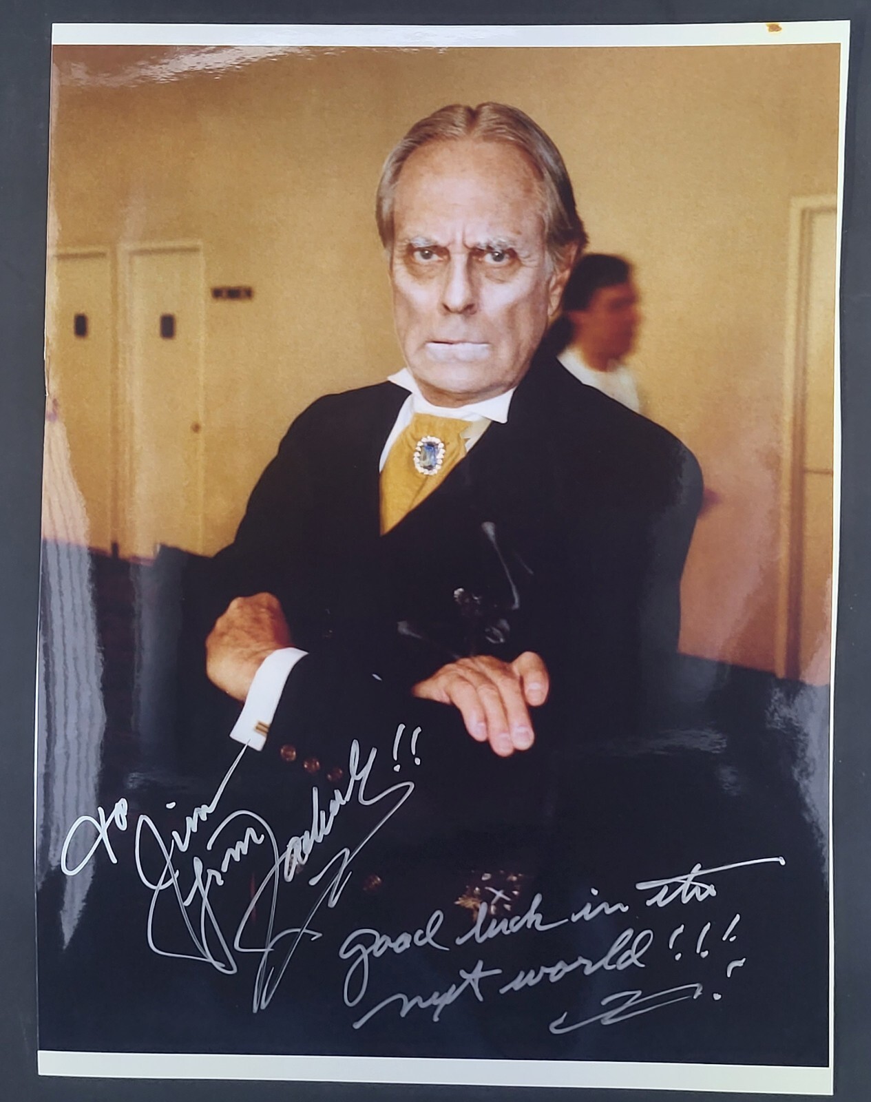 Zacherley Signed 8×10 Photo John Zacherle Vintage Autograph Very Unique!