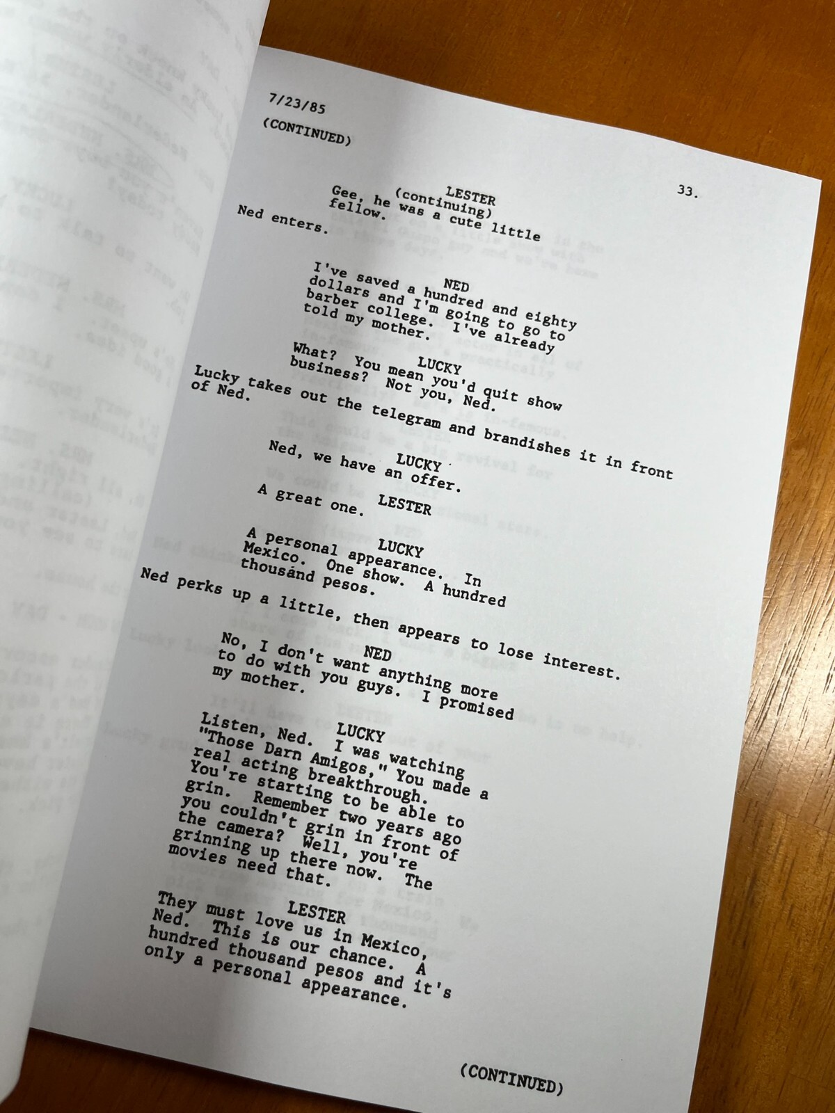 Three Amigos Script Signed- Autograph Reprints- 118 Pages- Steve Martin