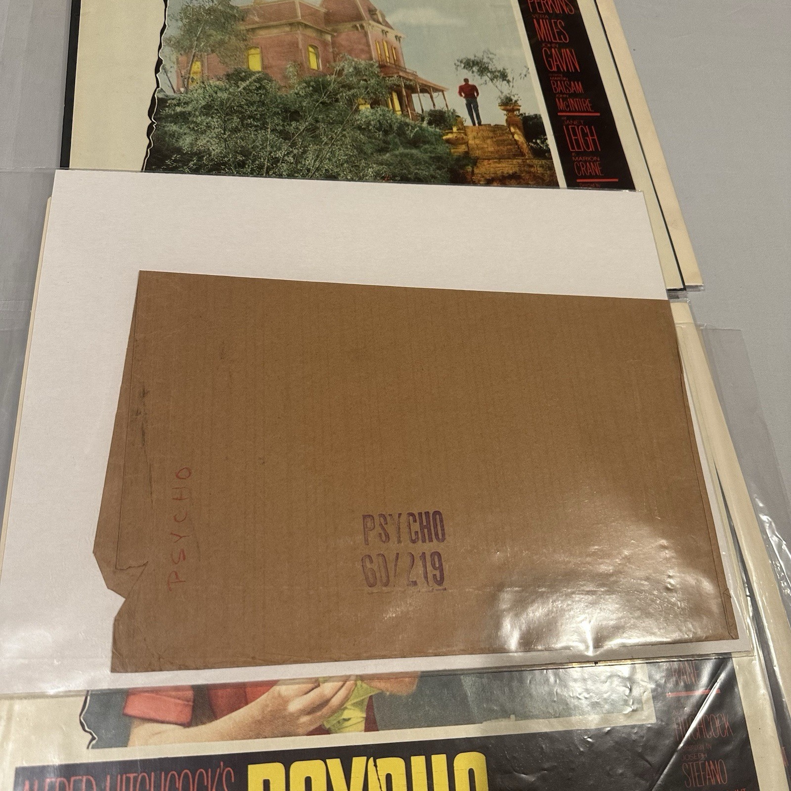 Psycho (1960) Original Lobby Card Set Of 8 Alfred Hitchcock G/VG Condition