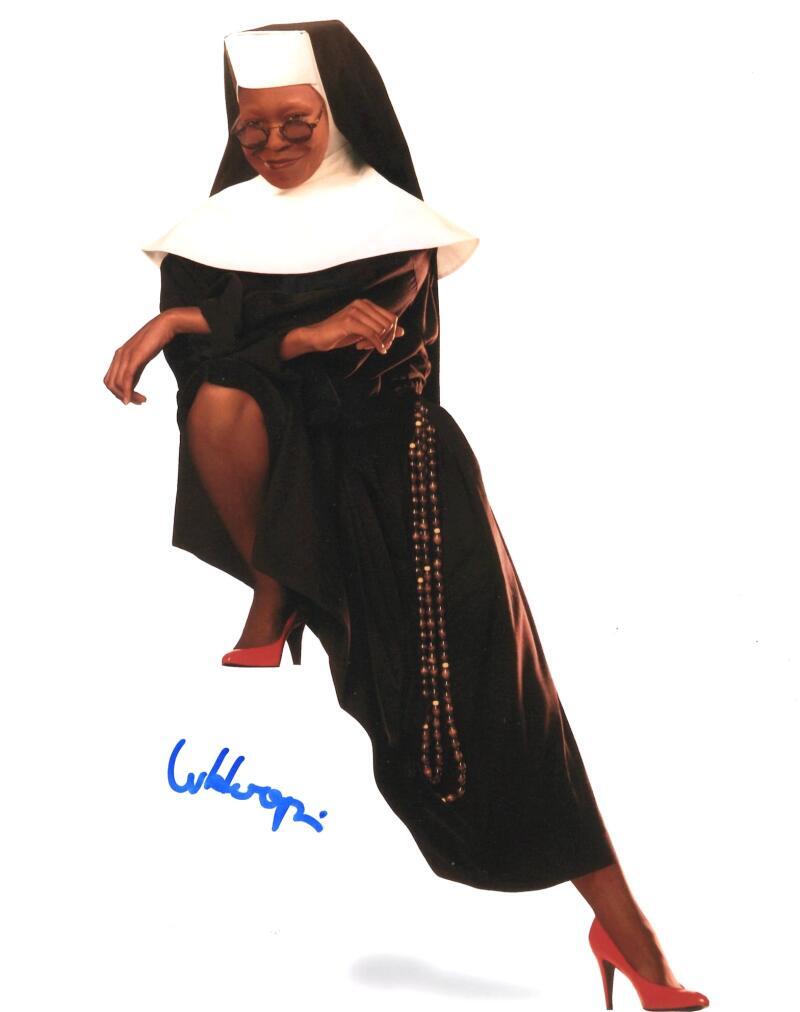 Whoopi Goldberg Signed Autograph 8×10 Photo – Sister Mary Clarence Sister Act