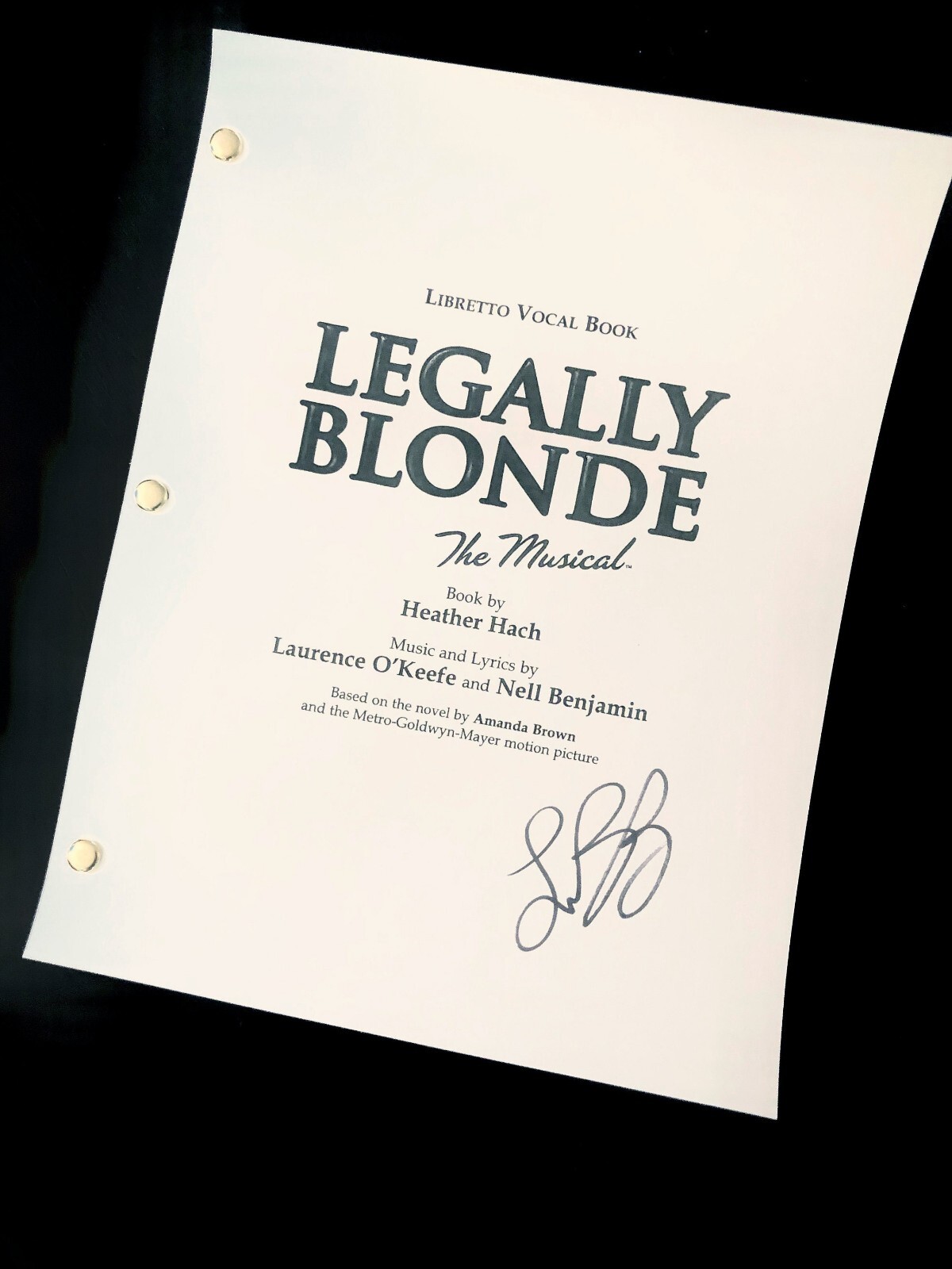 Musical Broadway Libretto Vocal Book With 131 Pages Written by Heather Hach