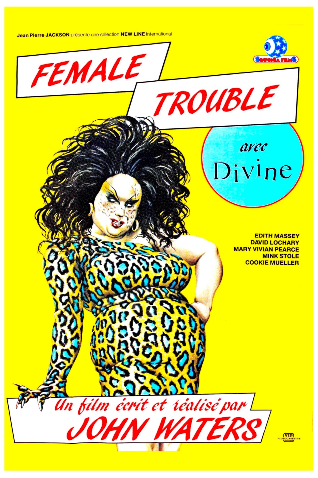 Archive Cinema ‘Female Trouble’ Poster — 24″ x 36″ Divine Wall Art