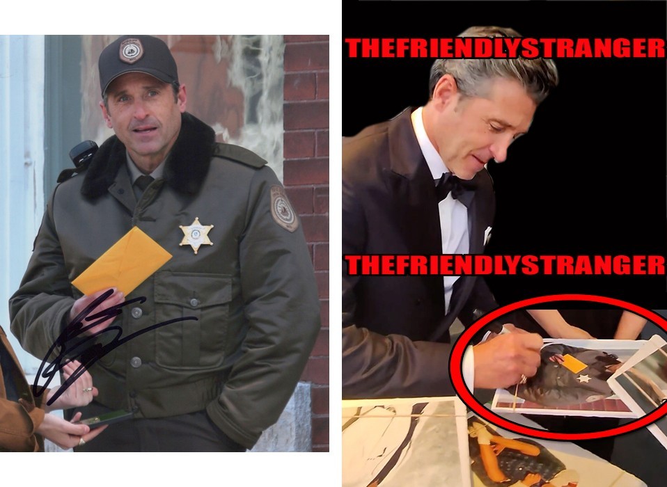 Patrick Dempsey signed “THANKSGIVING” 8×10 Photo EXACT PROOF c Sheriff Eric COA