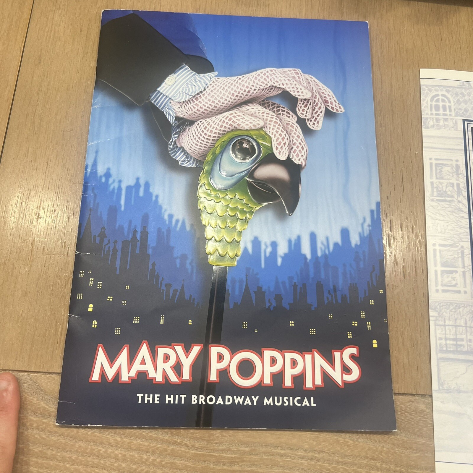 Mary Poppins original Broadway cast signed musical program And Pamphlet Disney