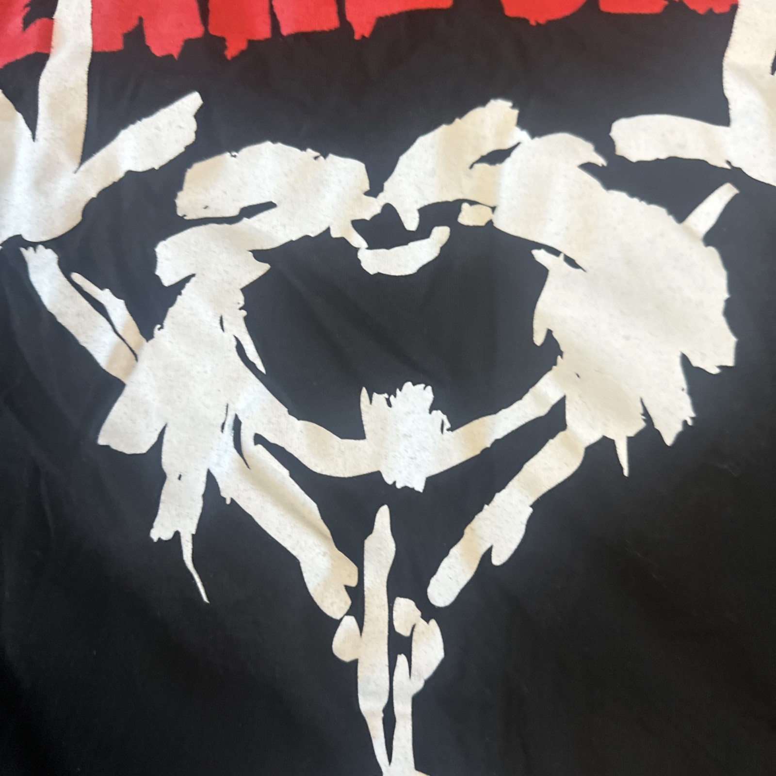 Pearl Jam Alive Tultex T-Shirt Black Size Medium 90s Rock Grunge Band Stickman