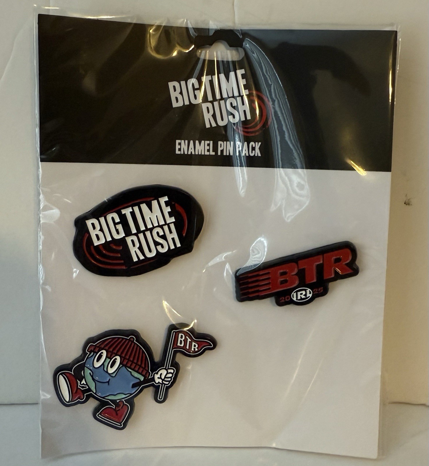 Big Time Rush 2025 In Real Life Tour Exclusive Enamel Pin Set Of 3