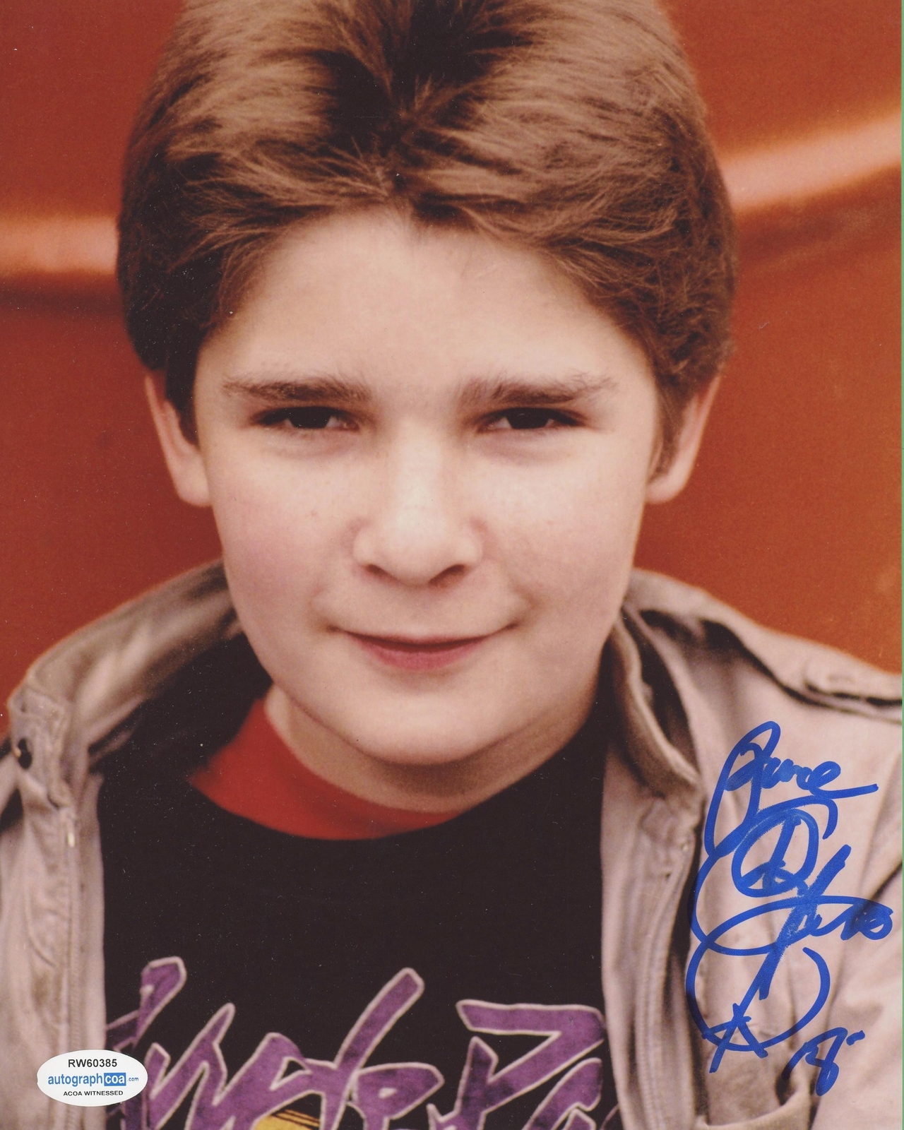 Corey Feldman “The Goonies” AUTOGRAPH Signed ‘Mouth’ 8×10 Photo ACOA Witness ITP