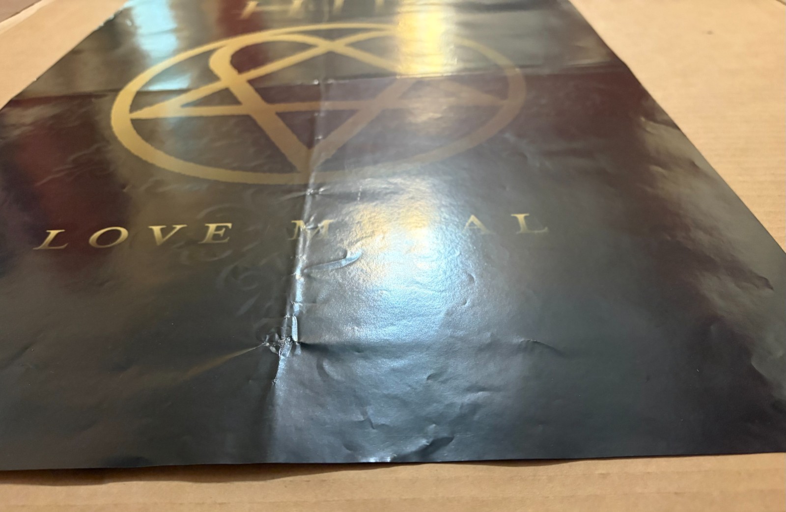 HIM H.i.m. Rare 2003 DOUBLE SIDED PROMO POSTER for Love CD 19×27.5 NEVER DISPLAY