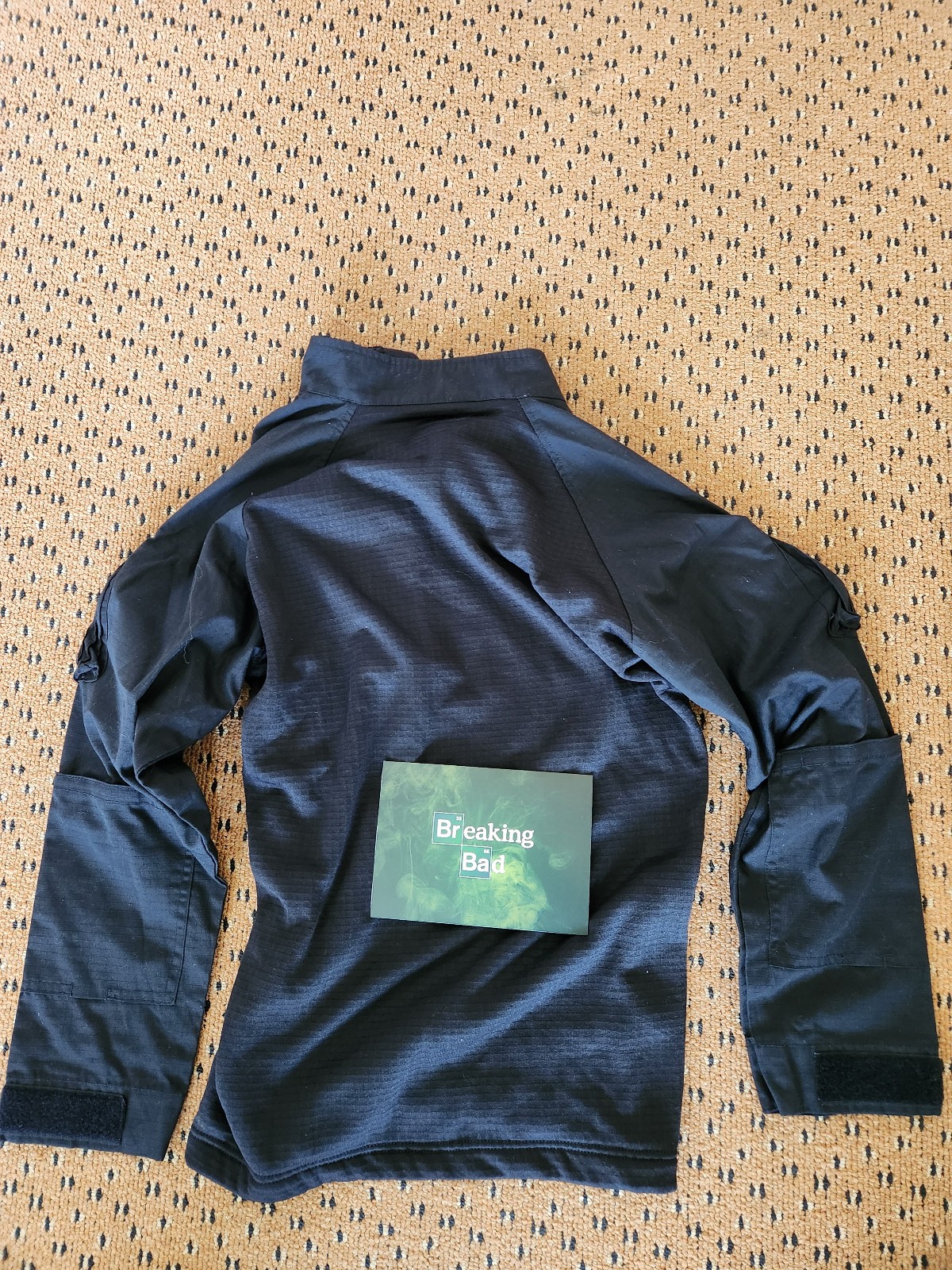 Breaking Bad Original Screen Used Walter White Black Tactical Shirt Movie Prop