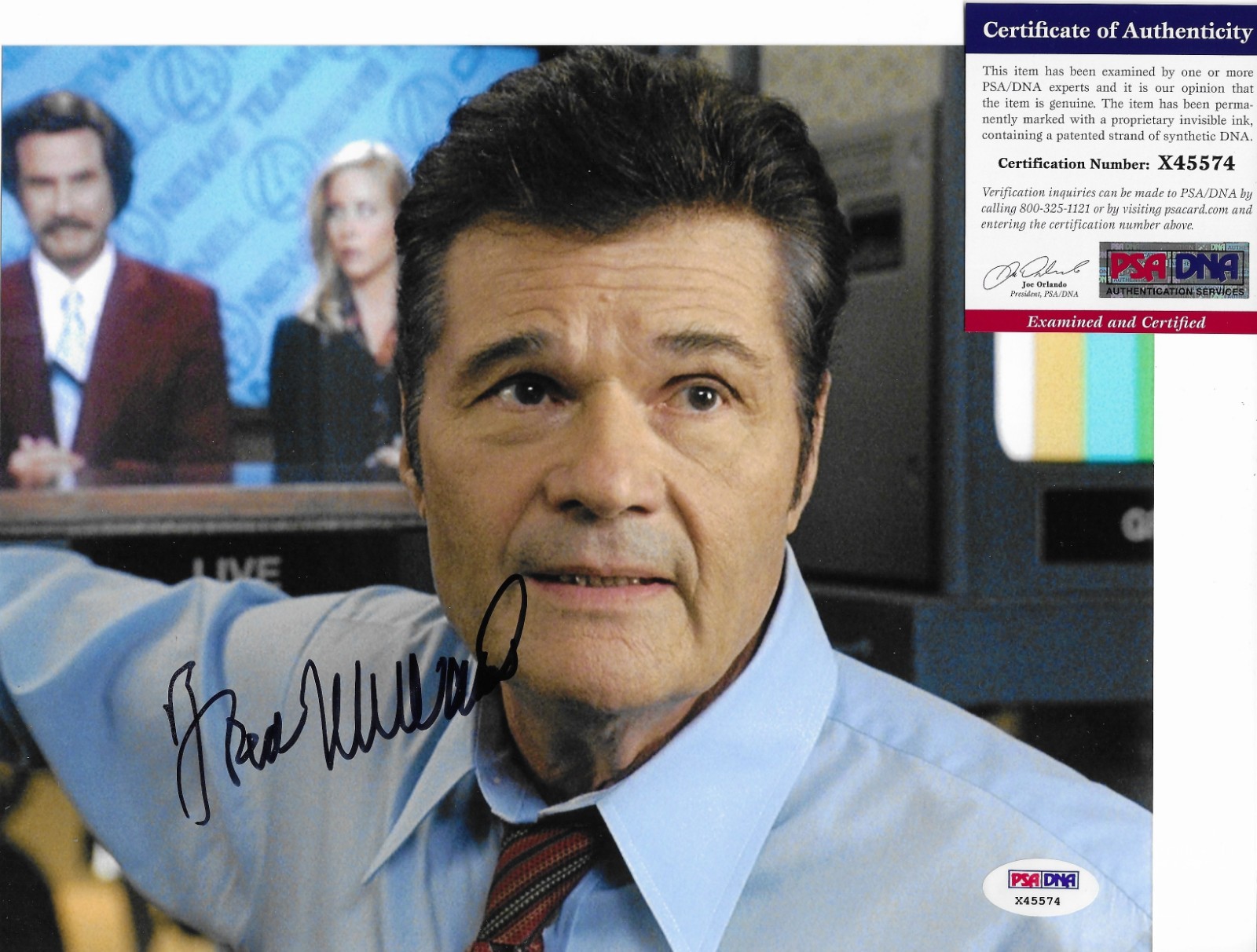 Fred Willard PSA/DNA COA Signed 8×10 Photo Autographed Anchorman