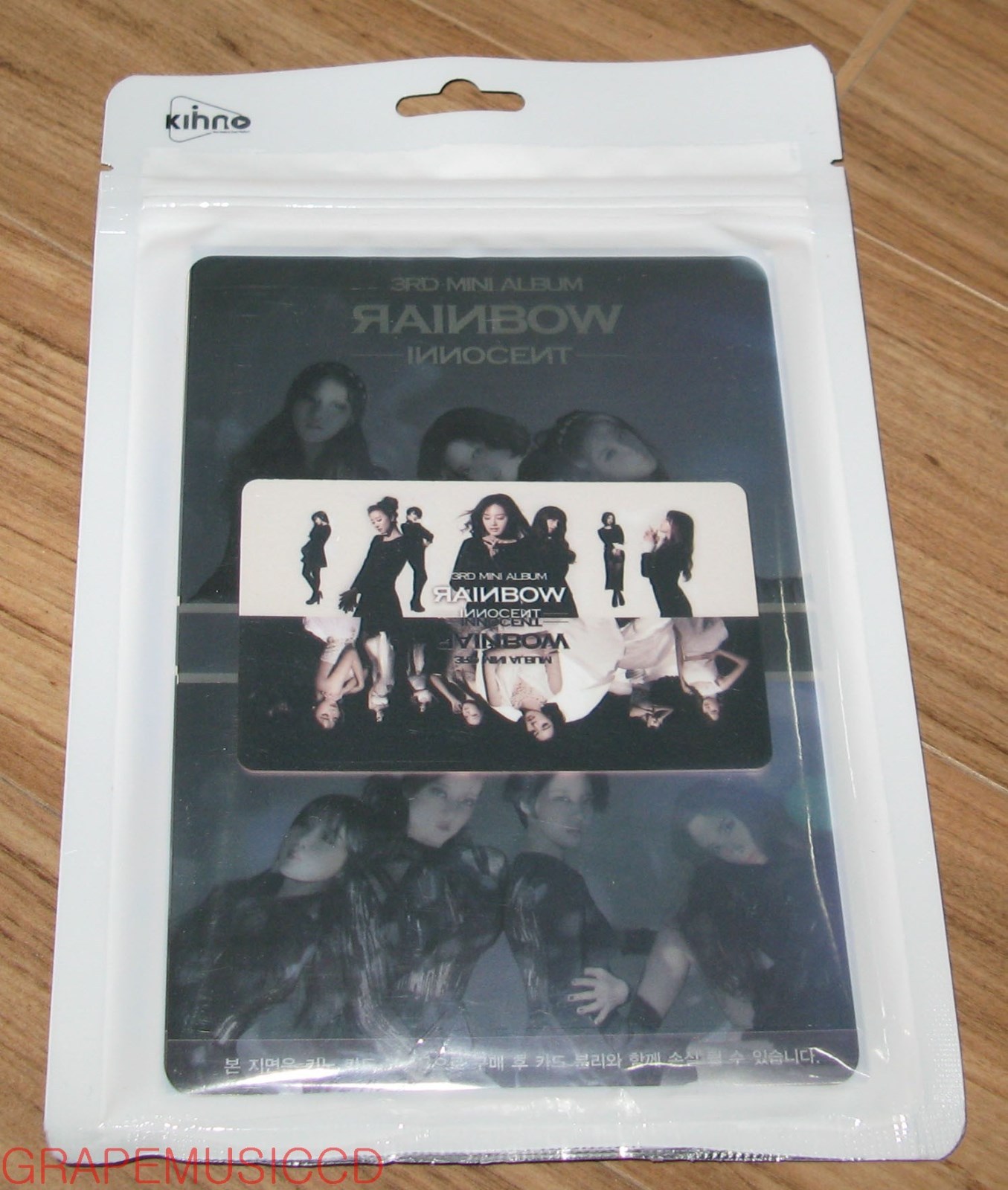 RAINBOW INNOCENT 3rd Mini KIHNO SMART MUSIC CARD ALBUM + POSTCARD SEALED