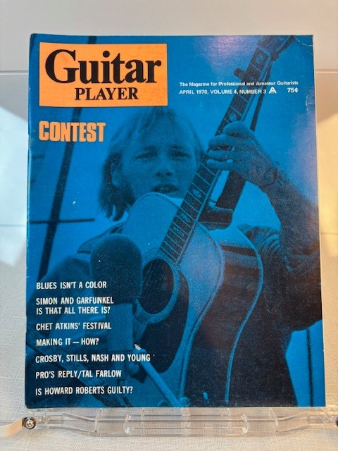 Guitar Player Magazine APR 1970 – Rare Early Issue Vol 4 No 3 VG