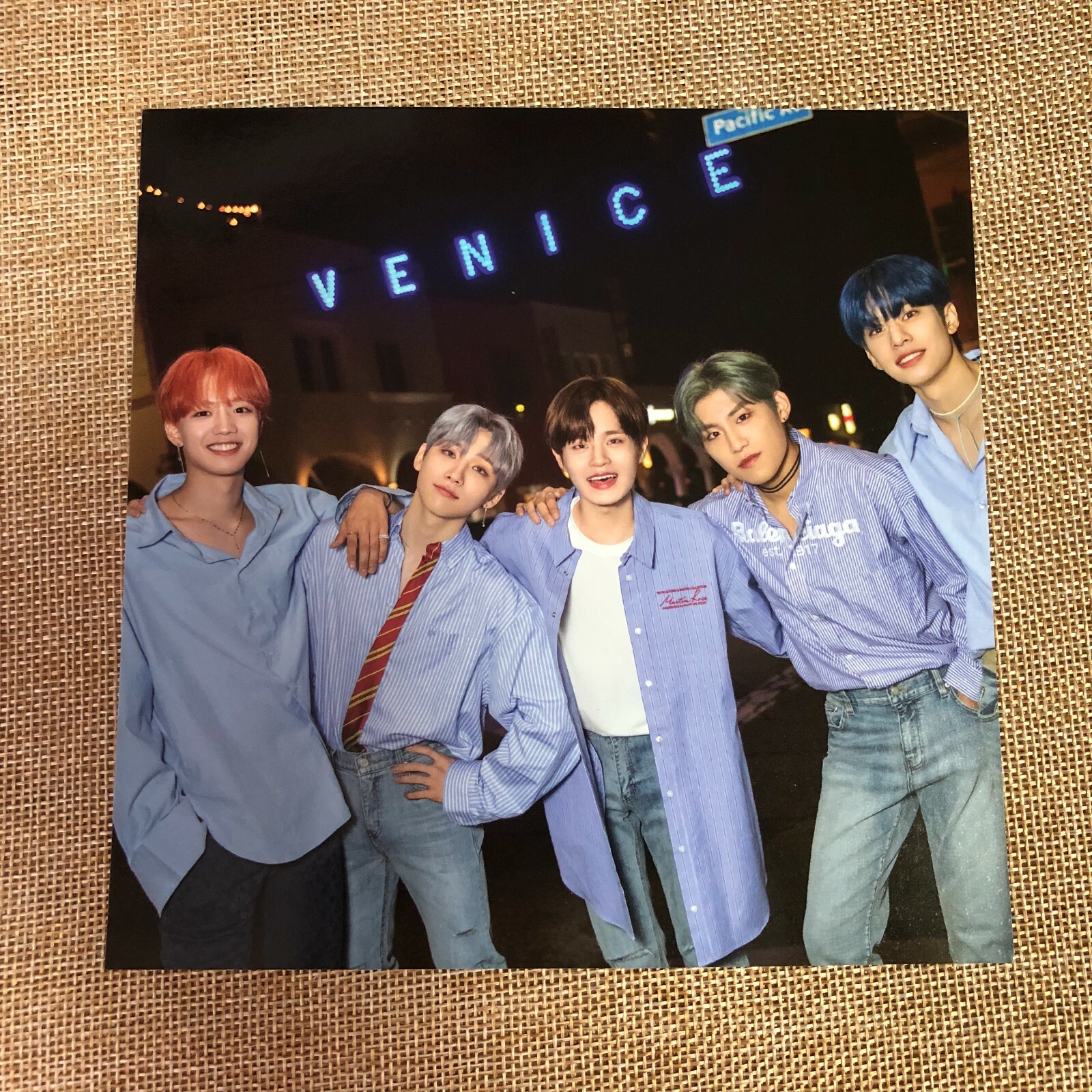 AB6IX GROUP [ 6IXENSE Official Postcard ] 1st Album / New, Rare /+Gift