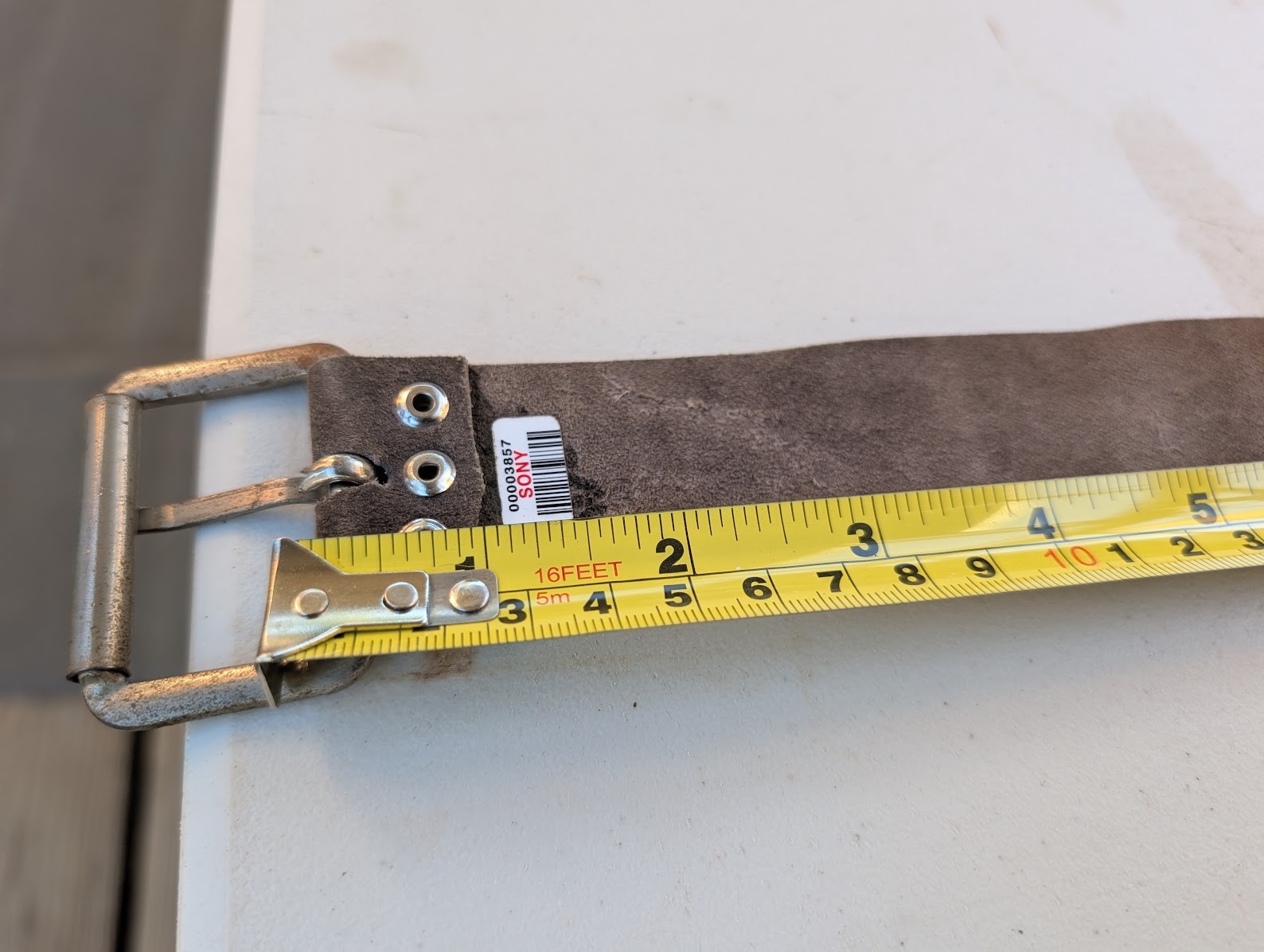Sony Pictures Custom Dagger Suede Sheath Shoulder Belt/Harness Distressed Prop