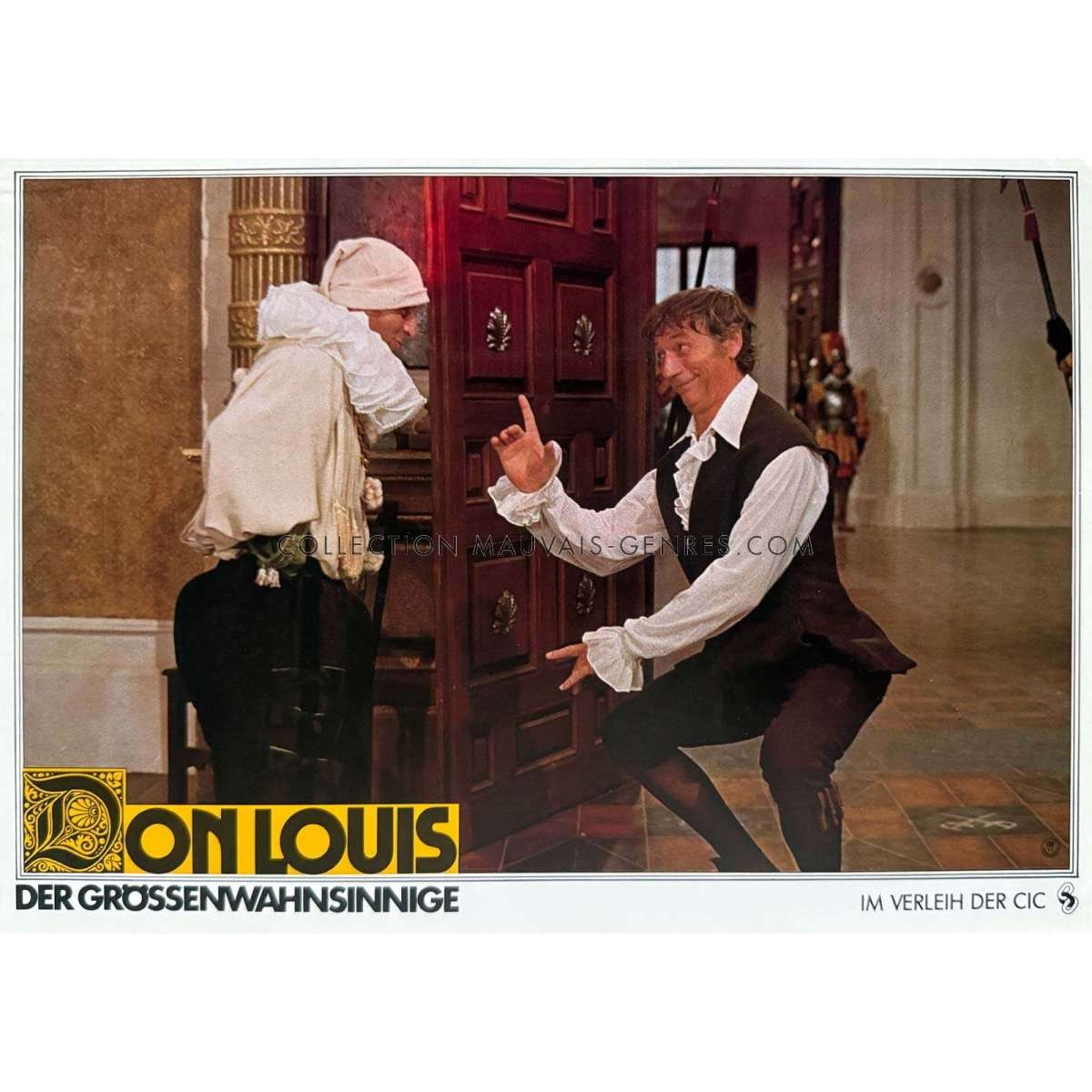 DELUSIONS OF GRANDEUR German Lobby Card N02 – 9×11,5 in. – 1971 – Louis de Funes