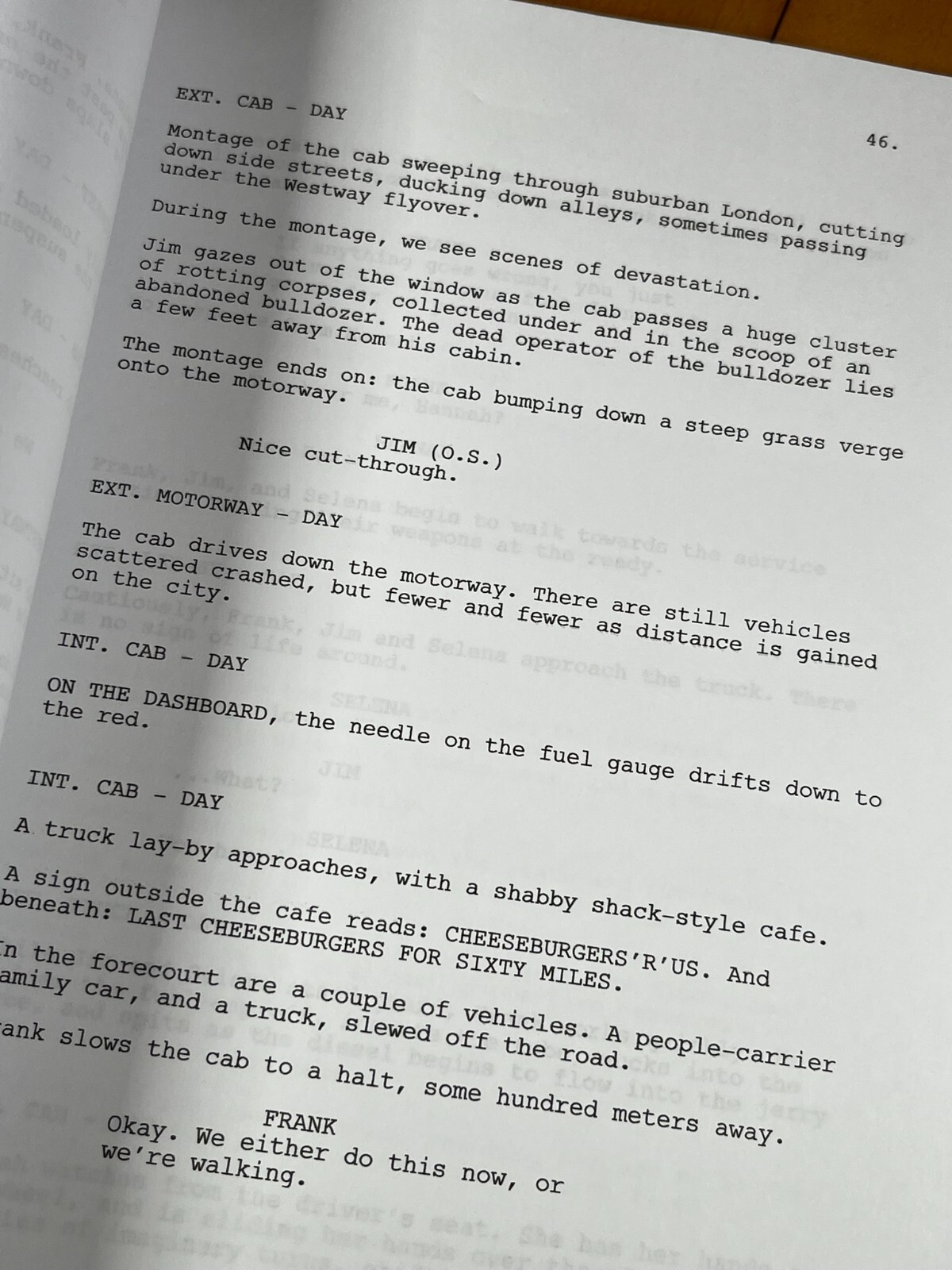 28 Days Later Script Signed – Autograph Reprints- Horror- Halloween