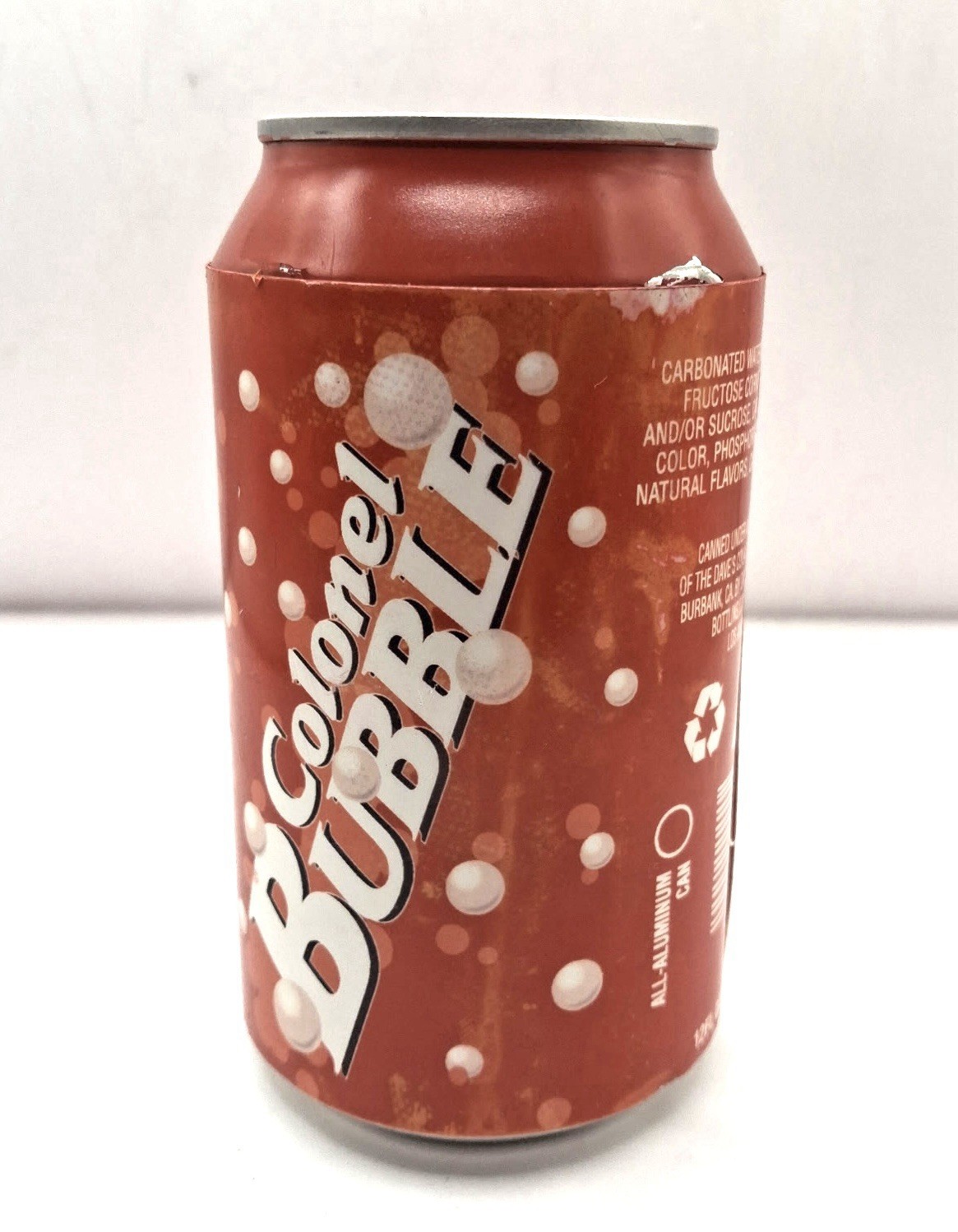 Actual Smart Guy Show Used prop Colonel Bubble episode Soda Wars