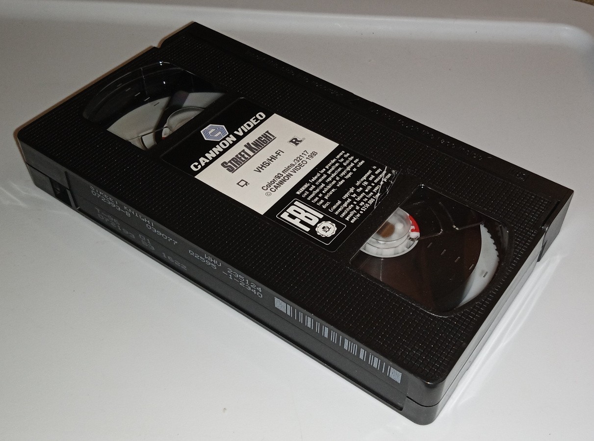 1993 Street Knight movie VHS tape, Cannon video, cult action