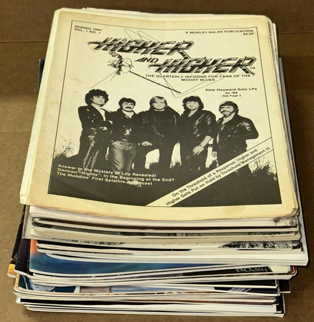 Moody Blues Higher & Higher Fanzine Set Issues 1–50 (Missing #13) Hayward Lodge