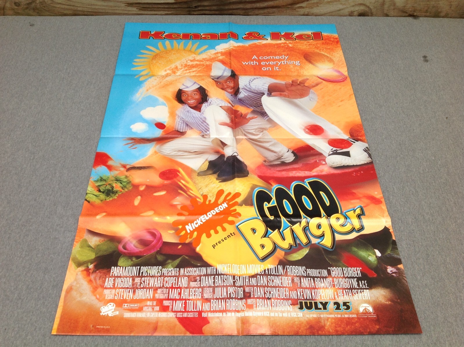1997 Good Burger Original Movie House Full Sheet Poster